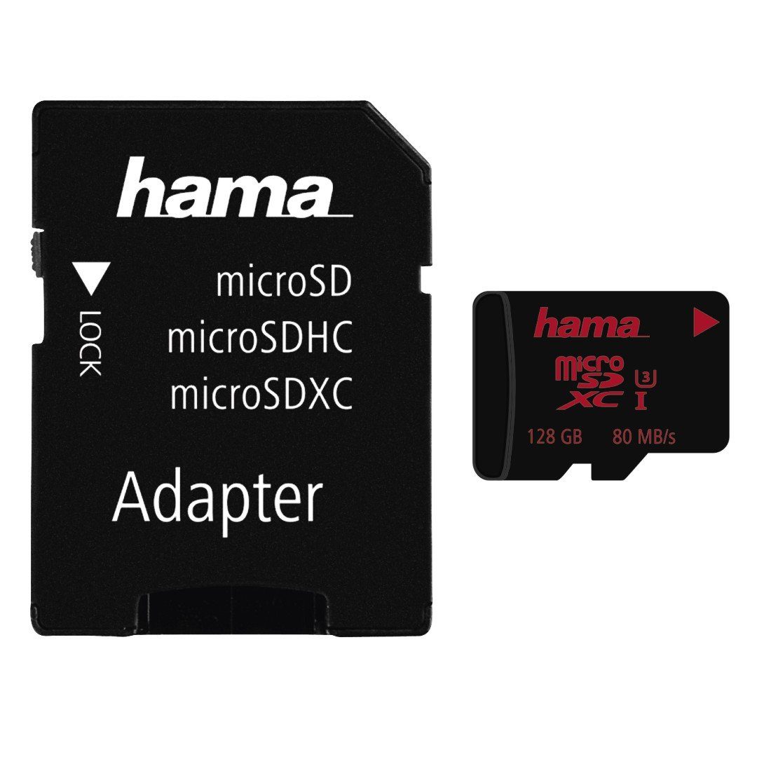 Hama Aktenvernichter hama Speicherkarte Micro SecureDigital HC, Klasse 3, 128 GB