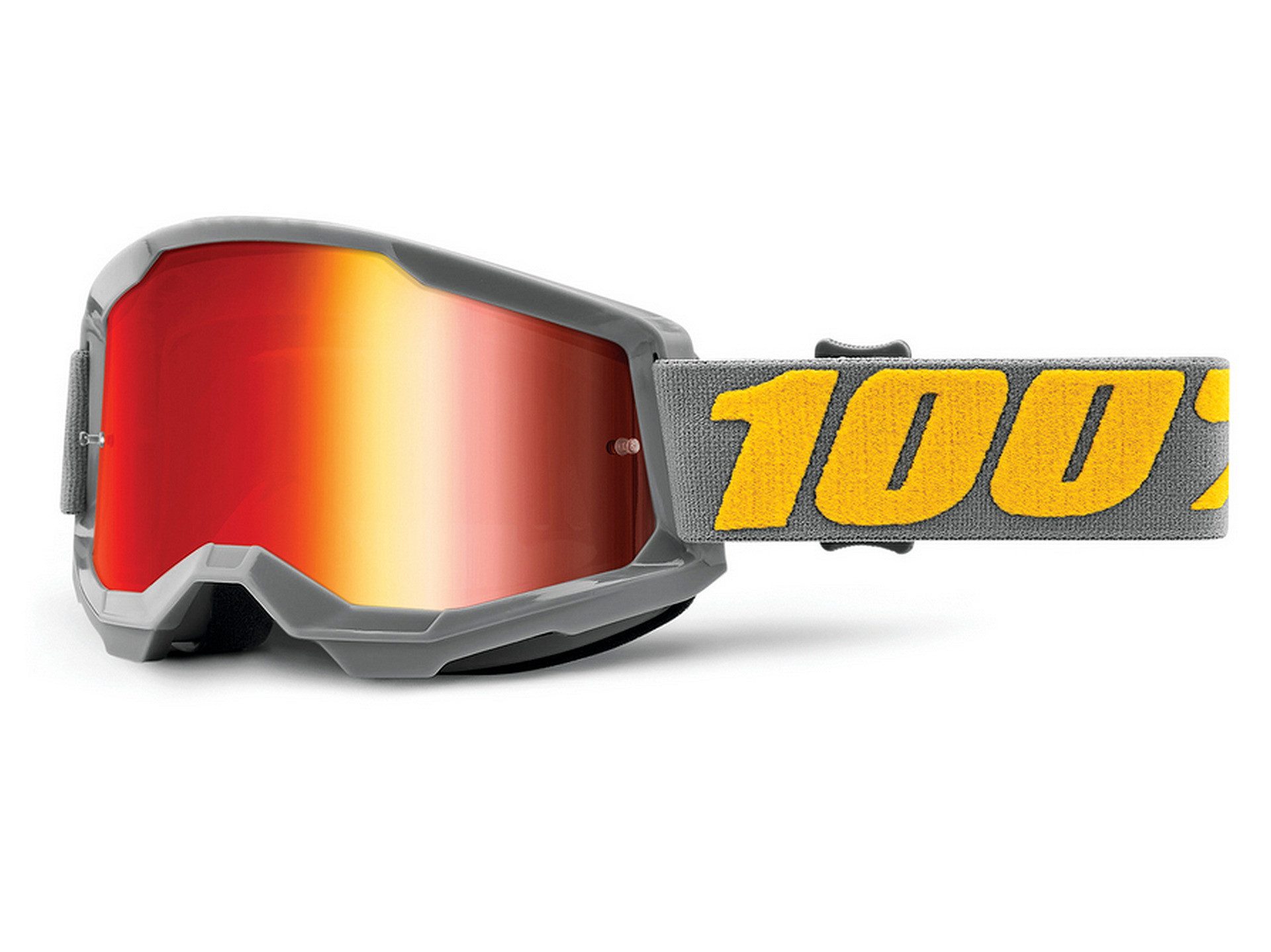 100% Fahrradbrille, MTB-Brille Goggle Strata 2 - Mirror Lens