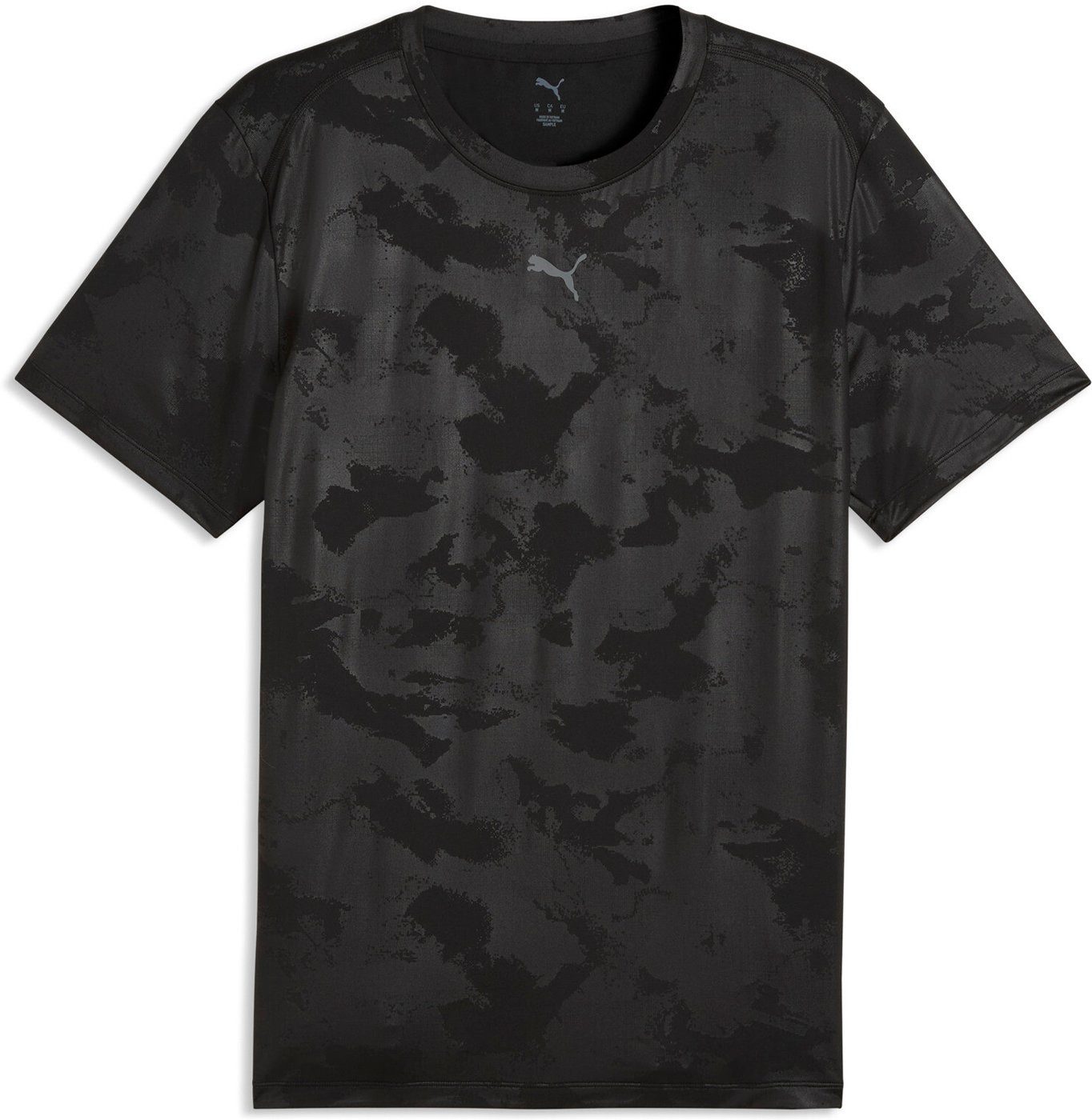Kurzarmshirt M CLOUDSPUN EMBOSS TEE PUMA BLACK
