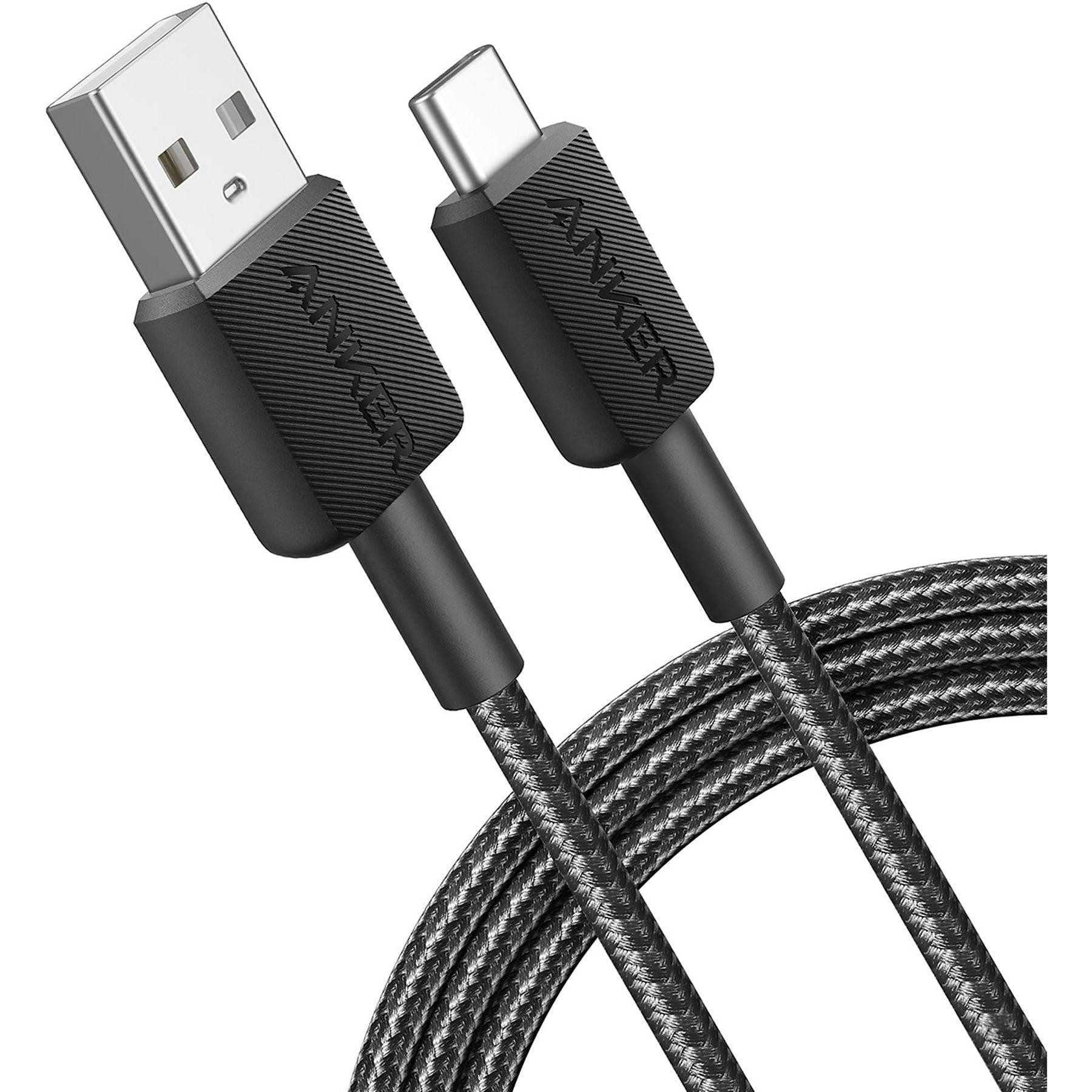 Anker Anker 322 Computer-Kabel, USB C Kabel, 1,8 m, Schnellladung, Schwarz