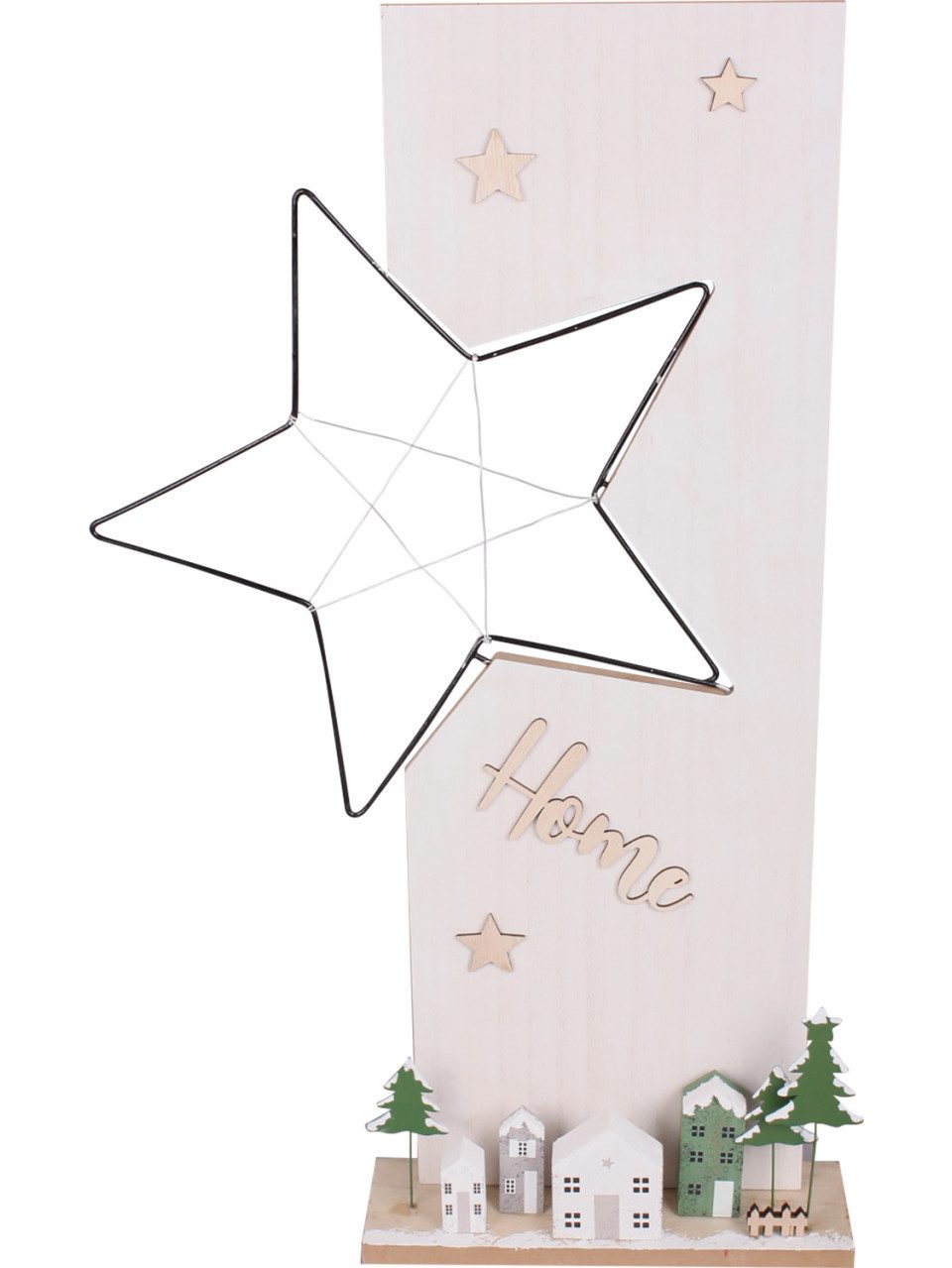 Deko-Schriftzug TrendLine Deko Aufsteller Holz Weihnachten Home 61