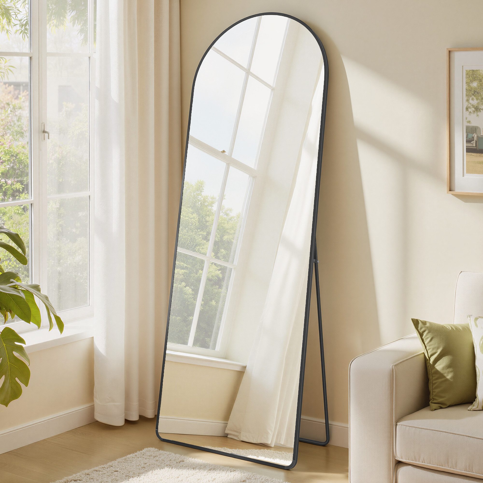 SONGMICS Standspiegel (packet), Ganzkörperspiegel, 160 x 50 / 150 x 40 cm, günstig online kaufen