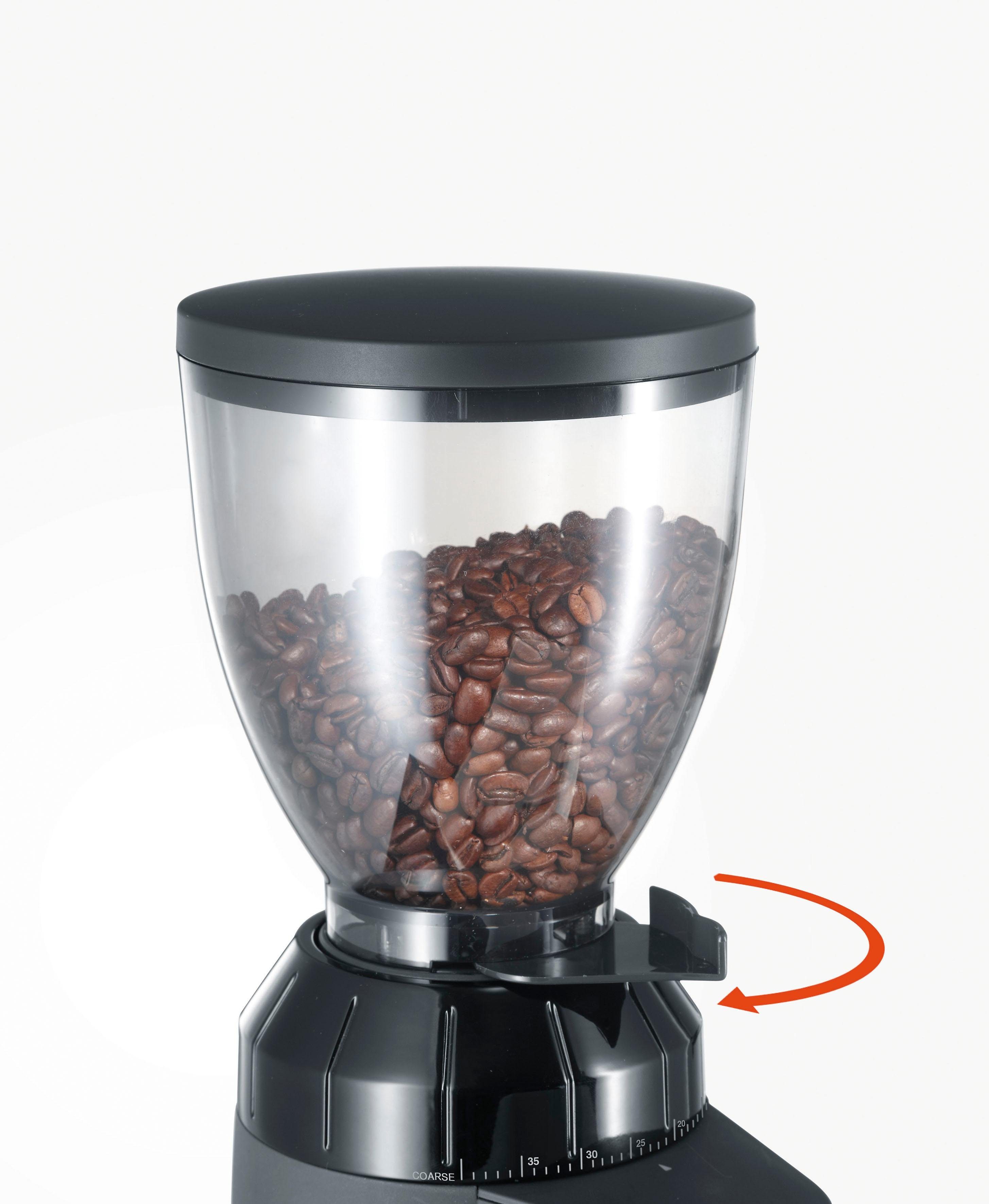 Graef mit Kegelmahlwerk, 120 W, Mahlgradeinstellungen Bohnenbehälter, 40 g 350 802, CM Kaffeemühle