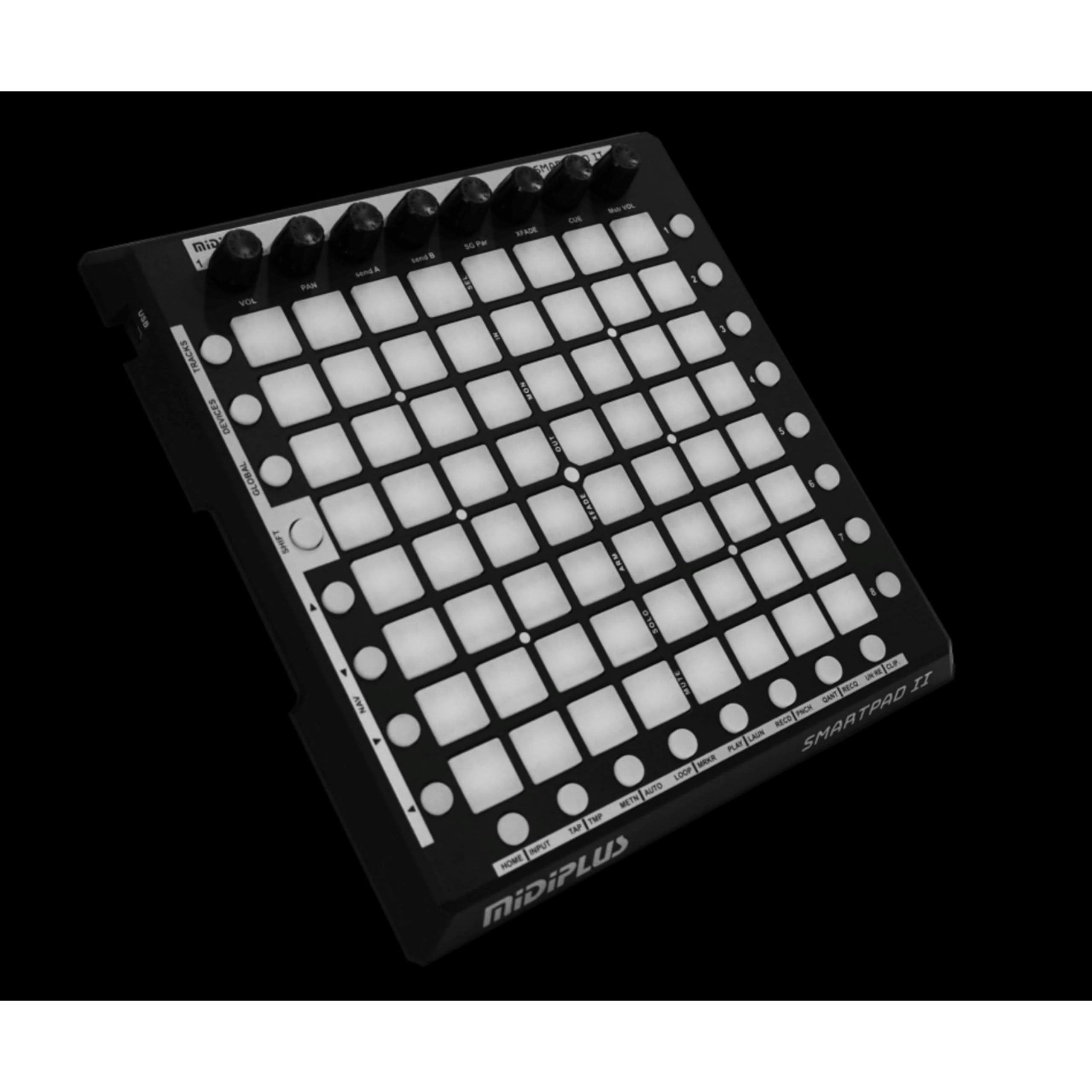 MIDIPLUS Digitales Aufnahmegerät (Smart Pad II MIDI USB Pad Controller - MIDI Interface)