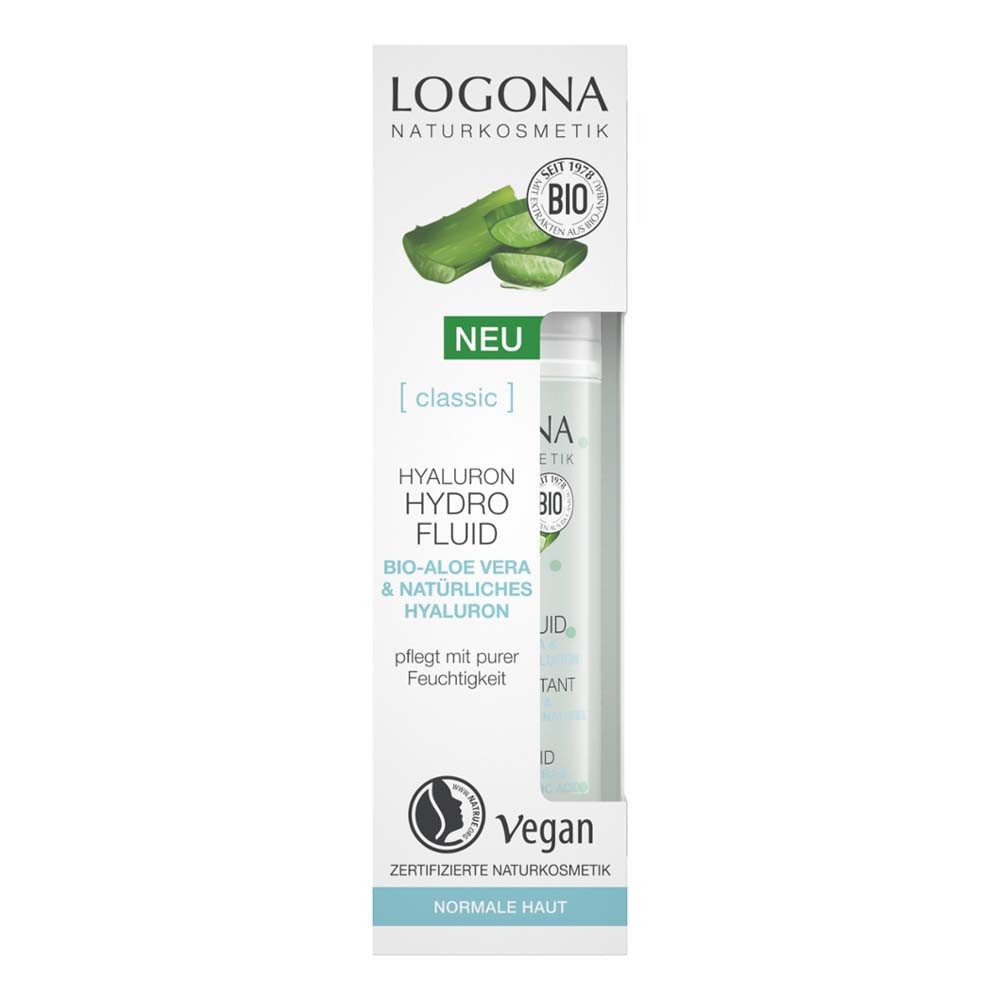 LOGONA Gesichtsfluid classic Aloe Vera - Hyaluron Hydro Fluid 30ml