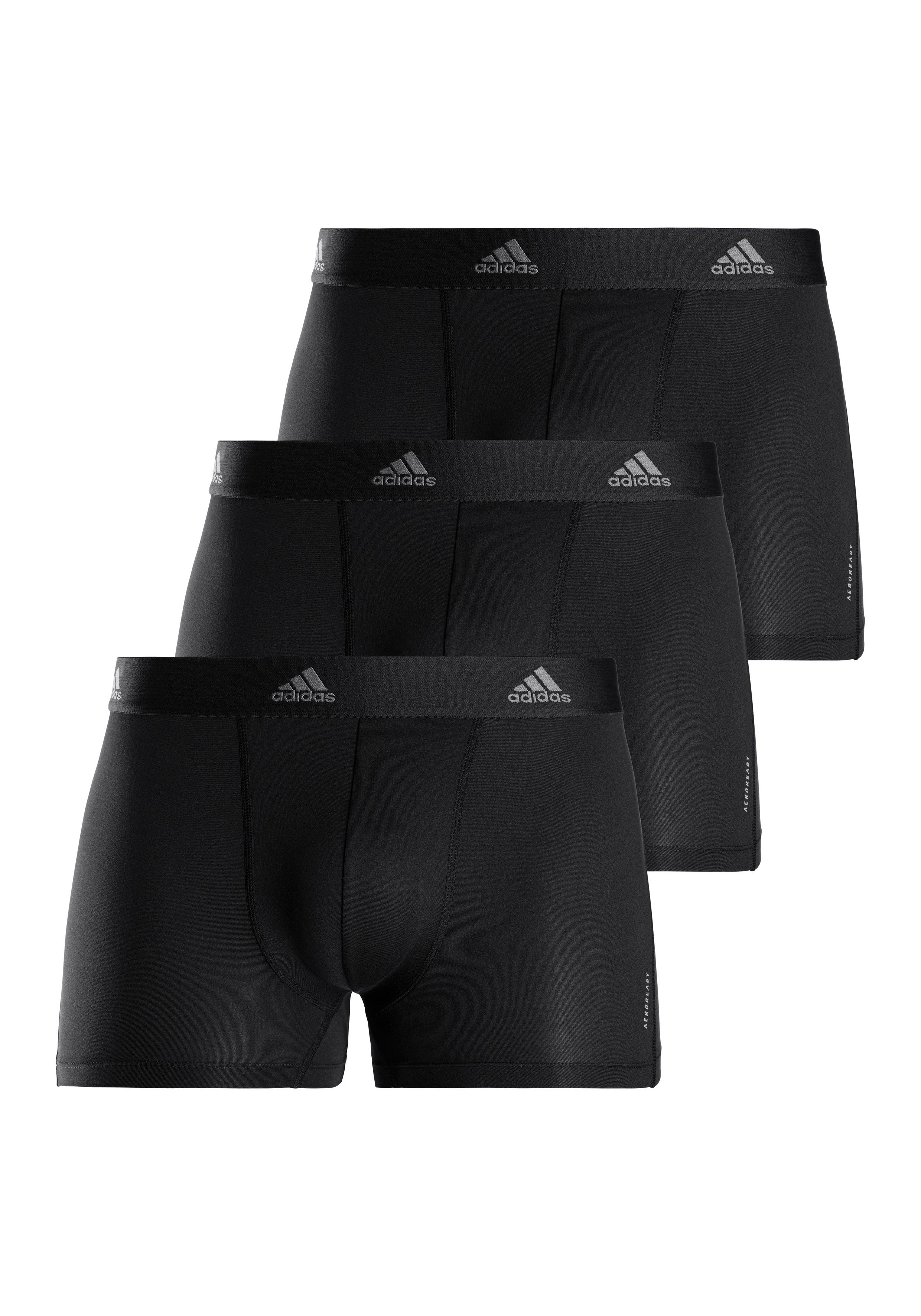 (3er-Pack) adidas Boxershorts Materialien Sportswear Boxer recycelten Schwarz aus