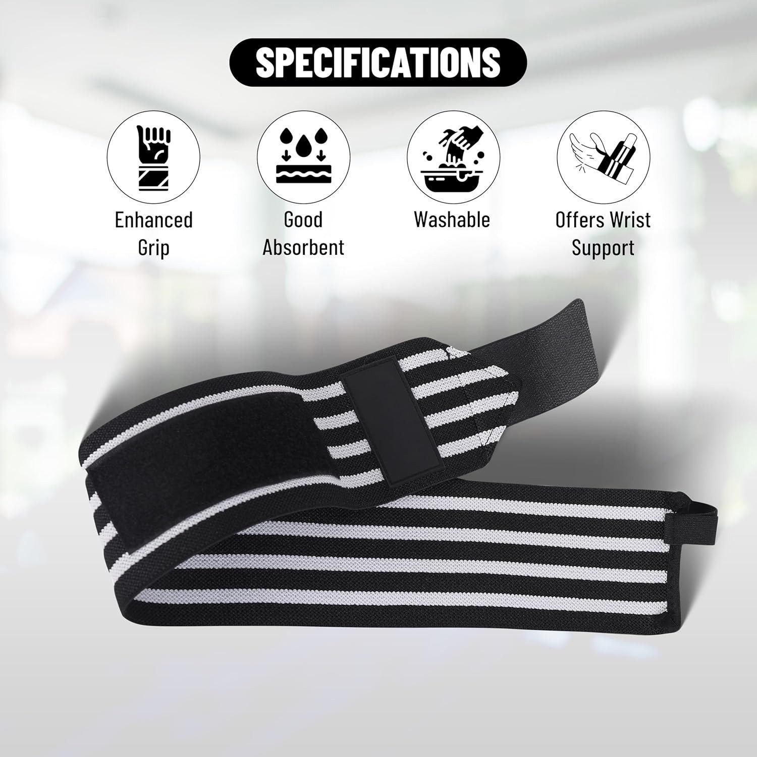 Endless Handgelenkstütze Stretchable wrist strap Daumenschlaufe, Für Männer und Frauen (Erhältlich 1 * Handgelenkband, 1-tlg., waschbar), Für Gewichtheben, Powerlifting, Bodybuilding