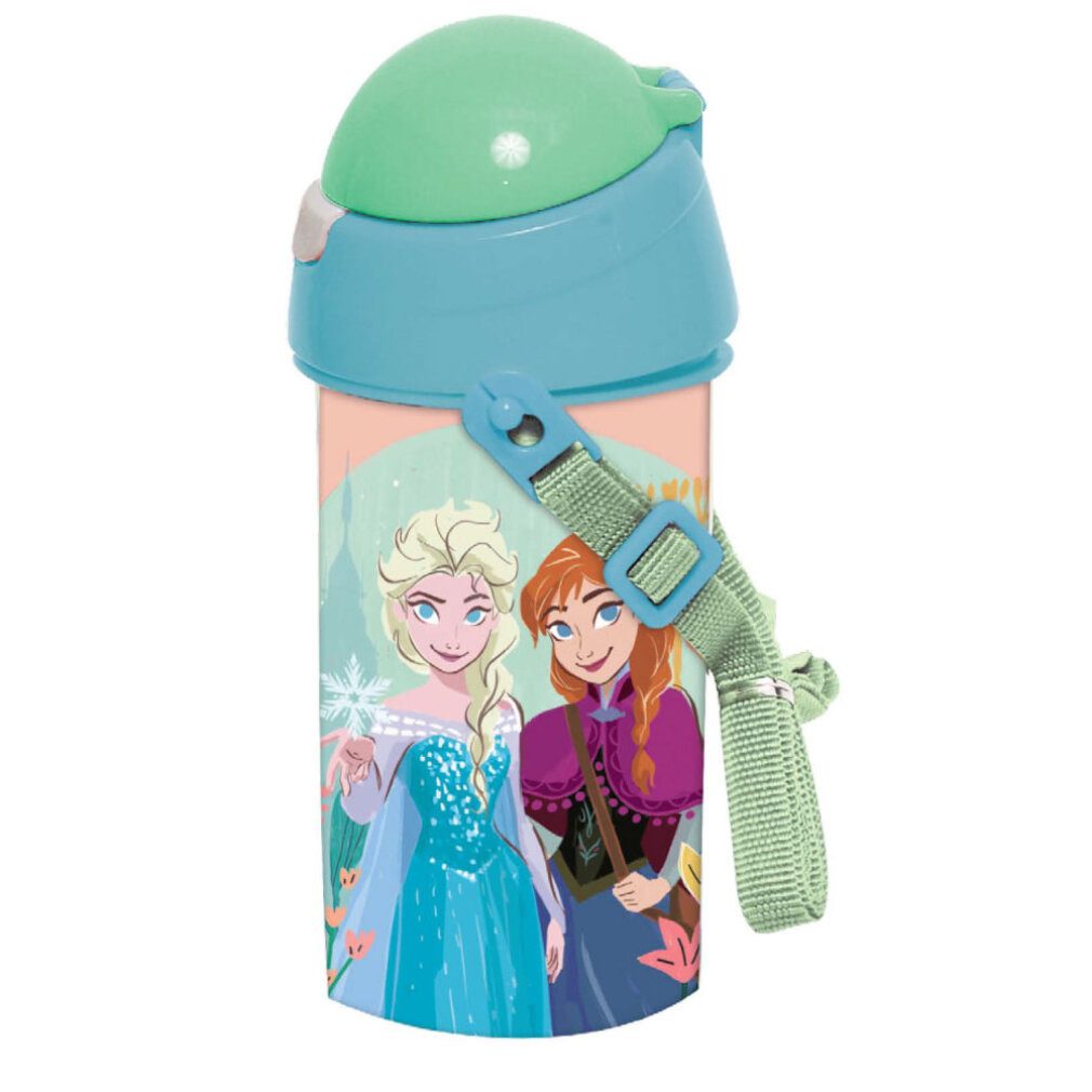 Giovas Trinkflasche Disney Eiskönigin Together Flasche, Sportflasche 500 ml