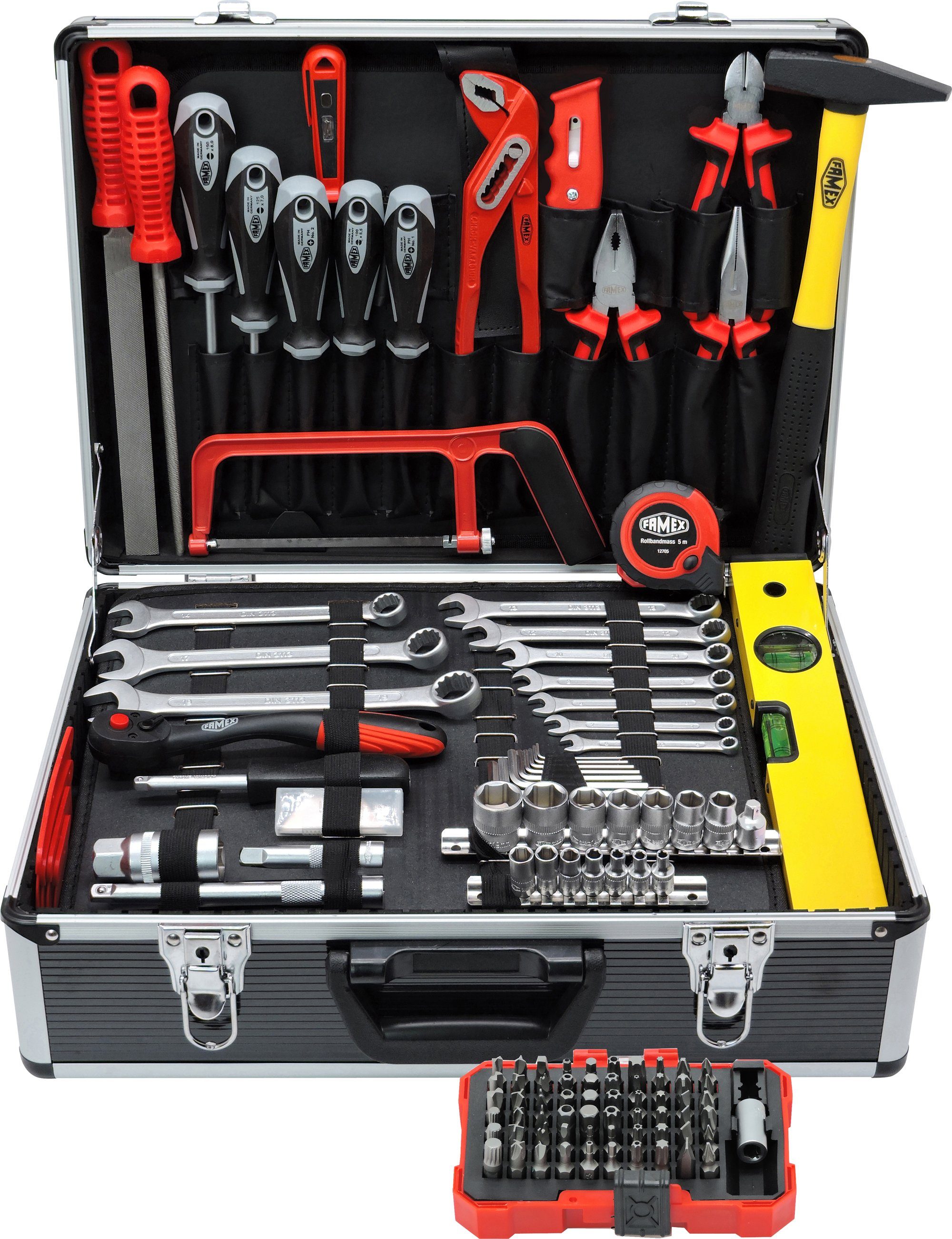 Werkzeugset 745-48 164-St), Werkzeug, Satz, gefüllt FAMEX abschließbar (Werkzeug Werkzeugkoffer mit