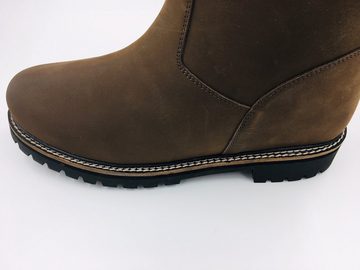 Pezzo D'oro Winterstiefel für Jagd und Freizeit, Reiterstiefel, Leder, braun, Outdoorwinterstiefel besonders warm durch warmes Teddyfutter