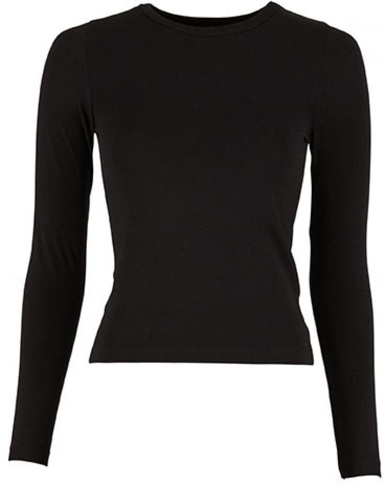 Build Your Brand Longsleeve Damen Ultra Slim Longsleeve
