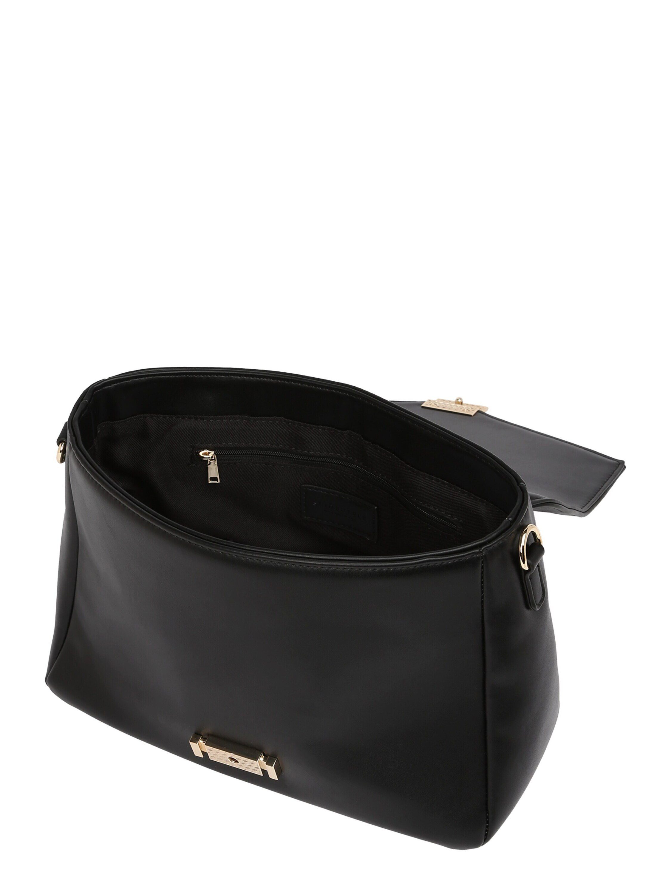 Seidenfelt Manufaktur Handtasche Gold Black Bjerka / (1-tlg)