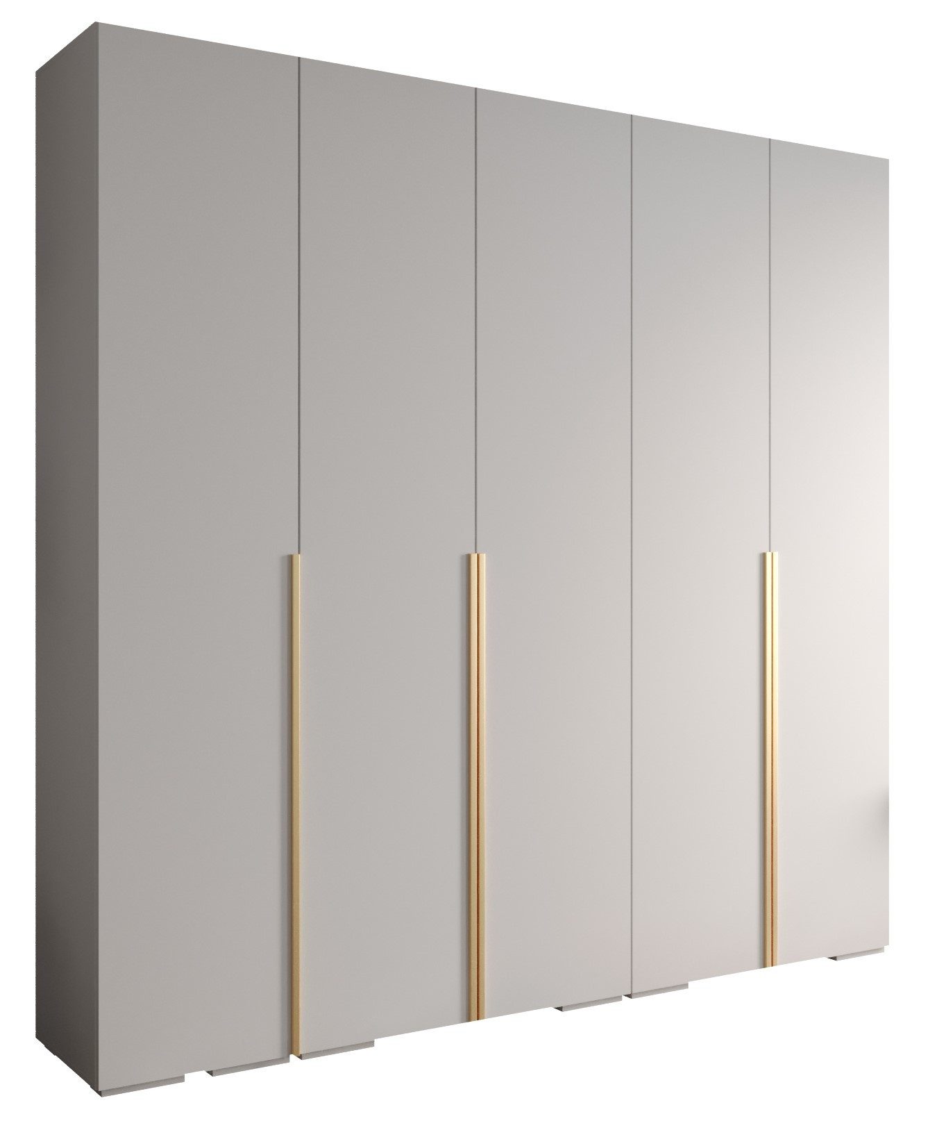 ABIKS MÖBEL Drehtürenschrank INOVA 1 Schlafzimmerschrank mit Kleiderstange und Regalen