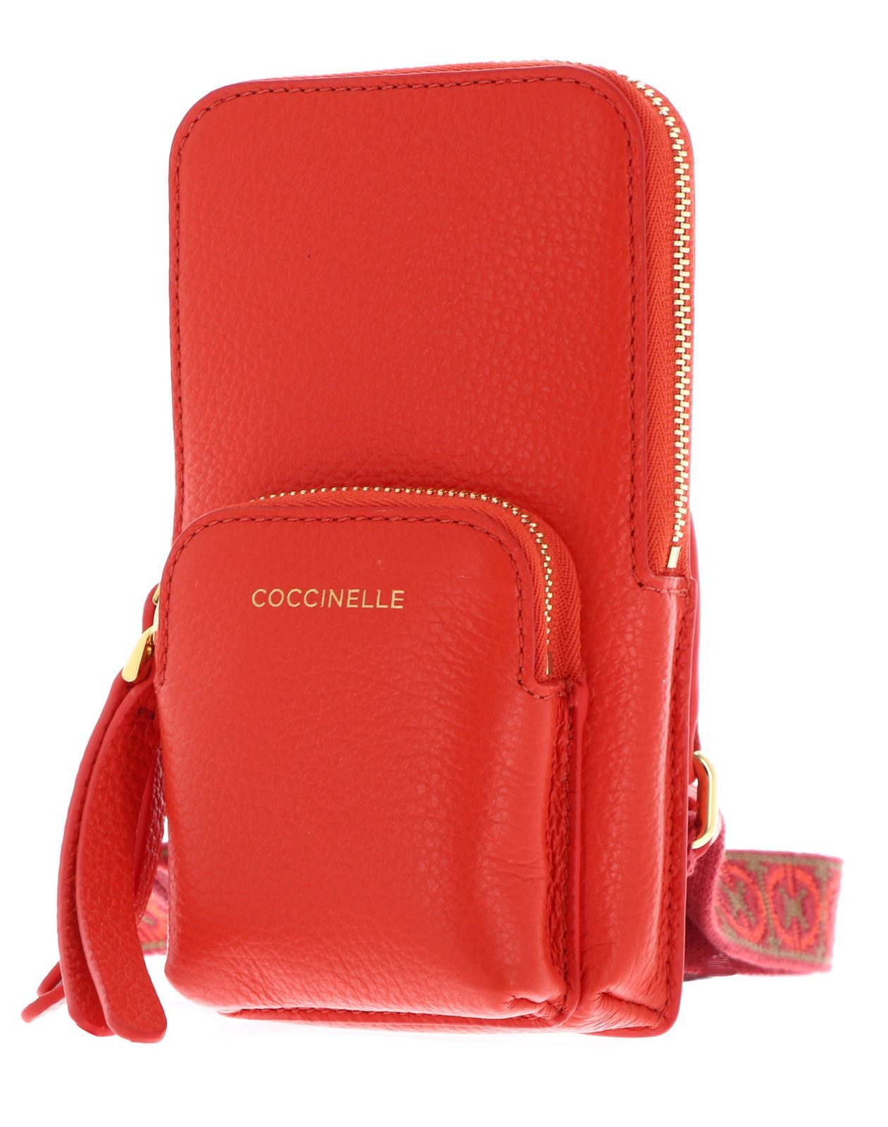 COCCINELLE Handytasche Hi-Tech Phone Bag, aus echtem Rindsleder