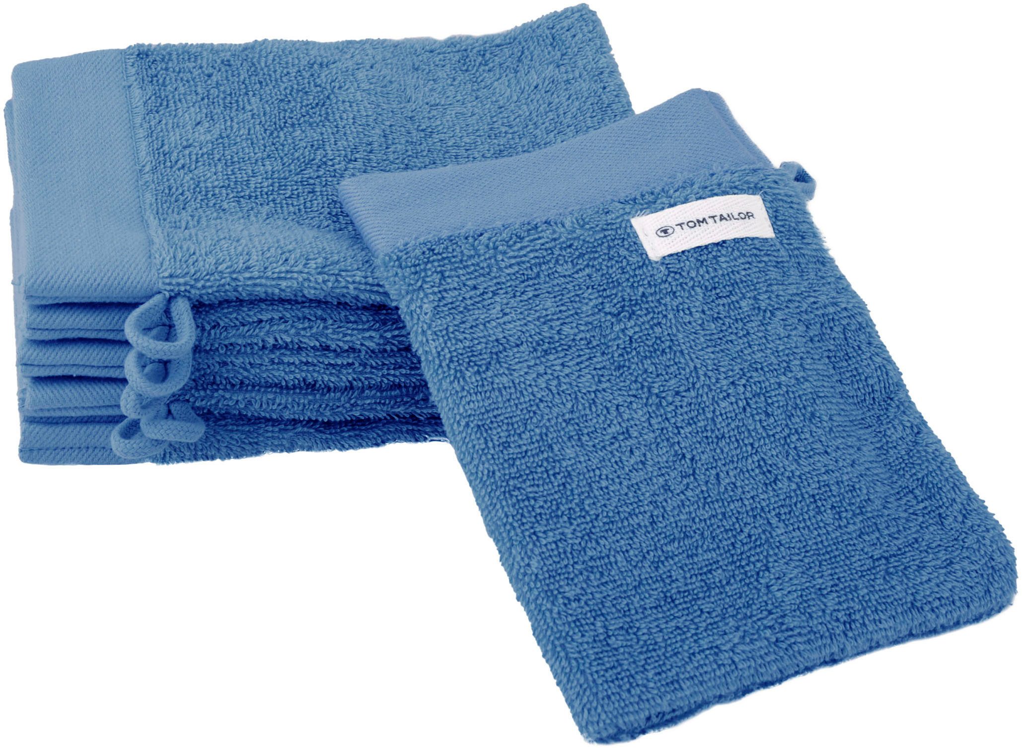 TOM TAILOR HOME Waschhandschuh Waschhandschuh COLOR BATH, Frottier (6-St)