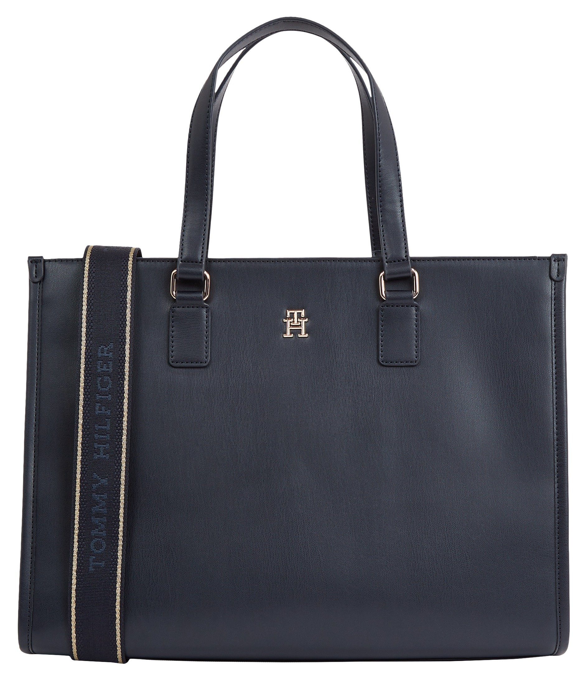 Tommy Hilfiger Shopper TH MONOTYPE TOTE, Handtasche Damen Tasche Damen Schultertasche Henkeltasche