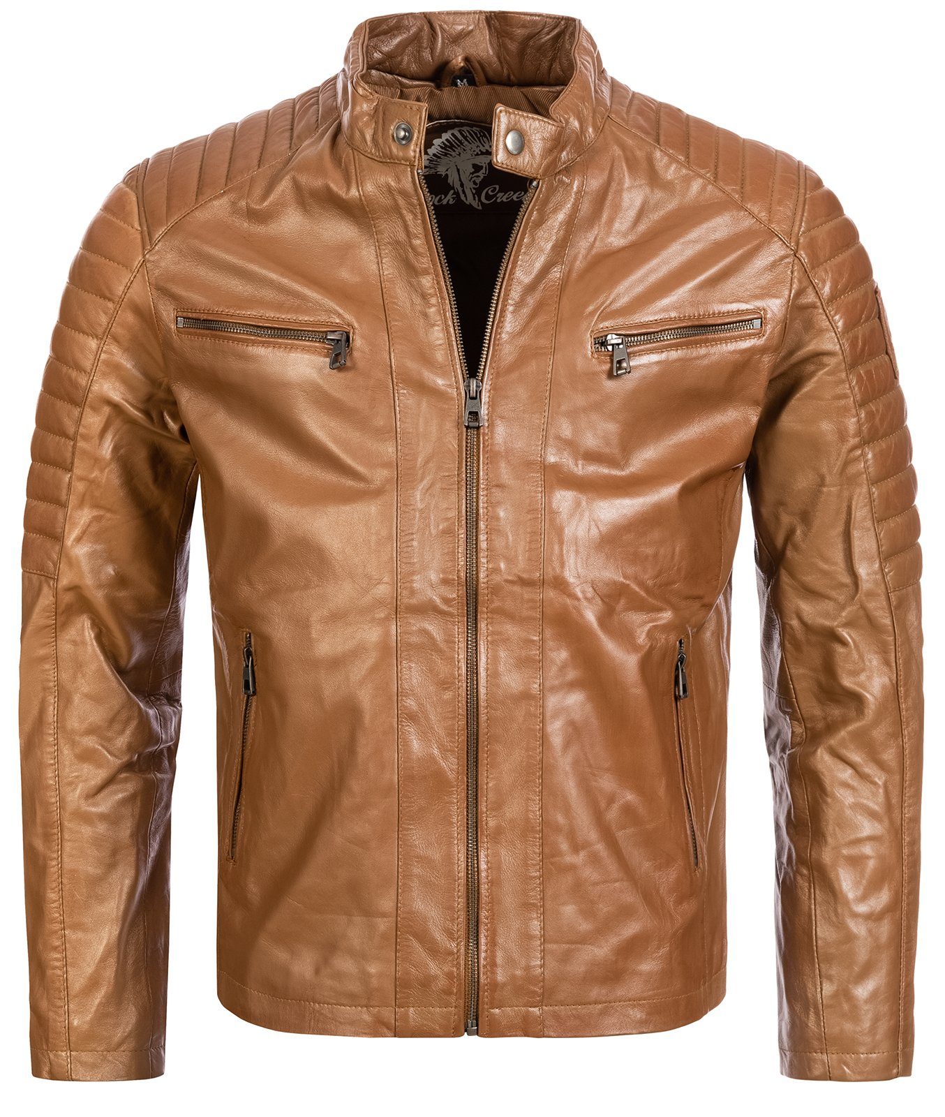 Rock Creek Lederjacke Herren Lederjacke H-183