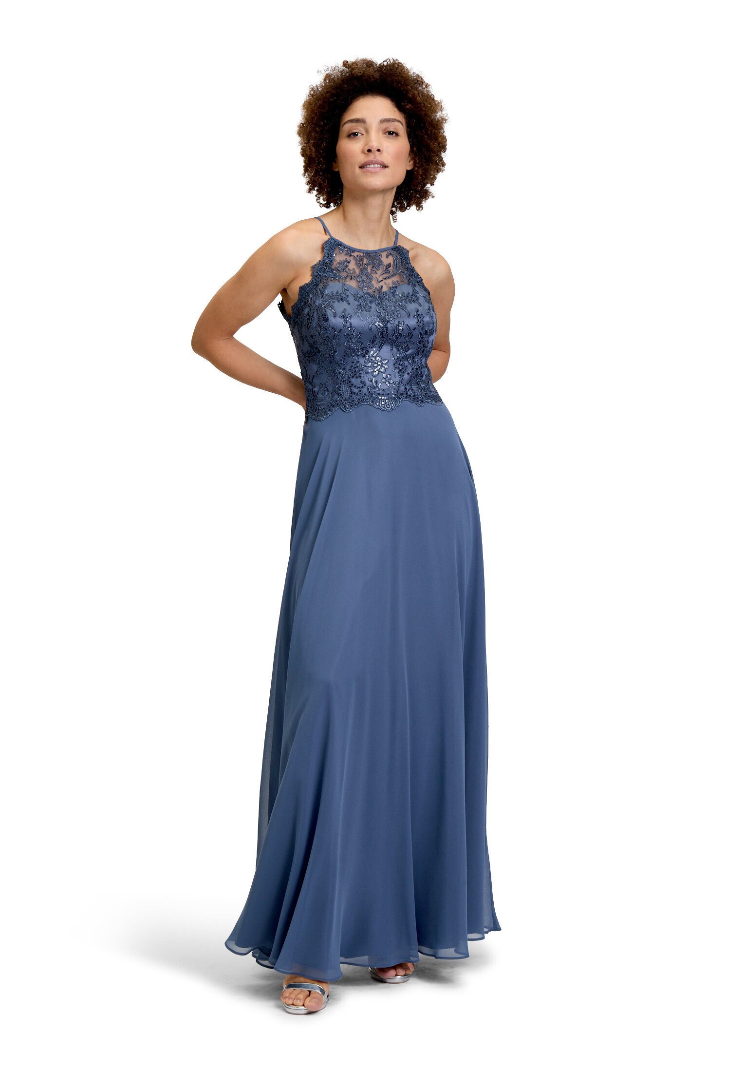 Vera Mont Abendkleid Damen rückenfrei Spitze