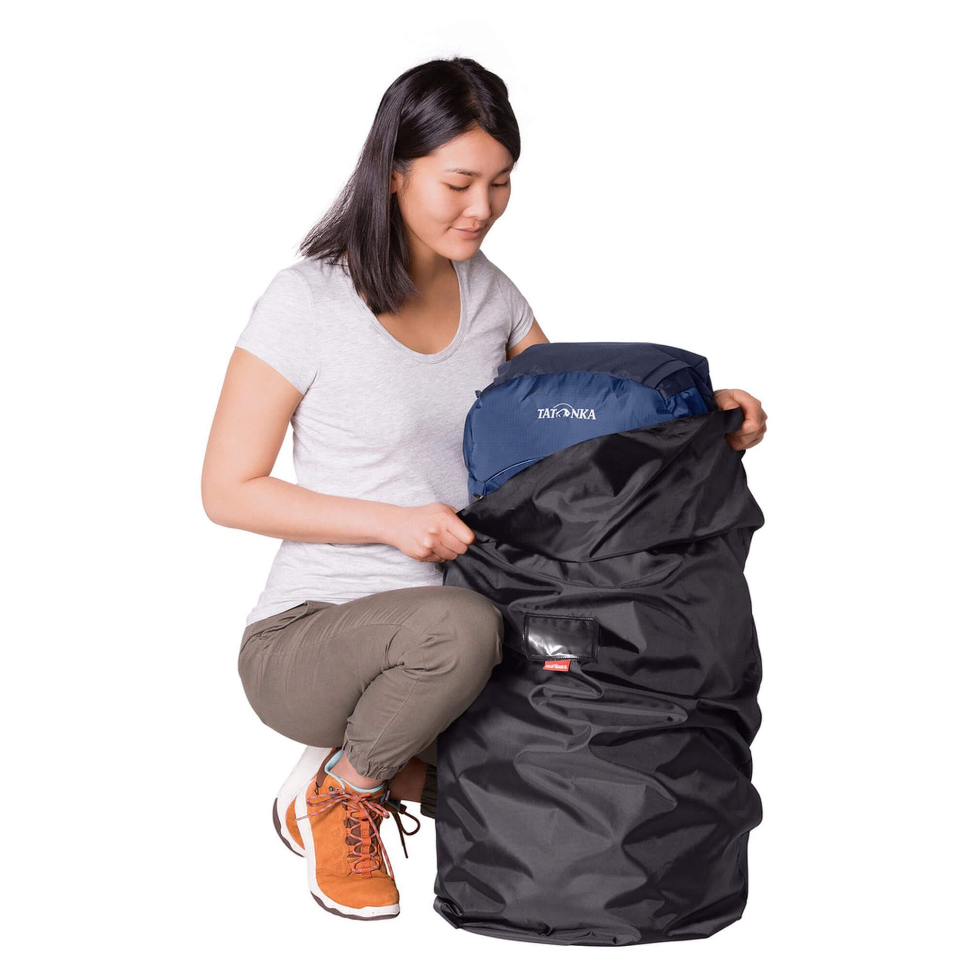 TATONKA® Kofferhülle Schutzsack M - Schutzhülle für Rucksäcke (black)