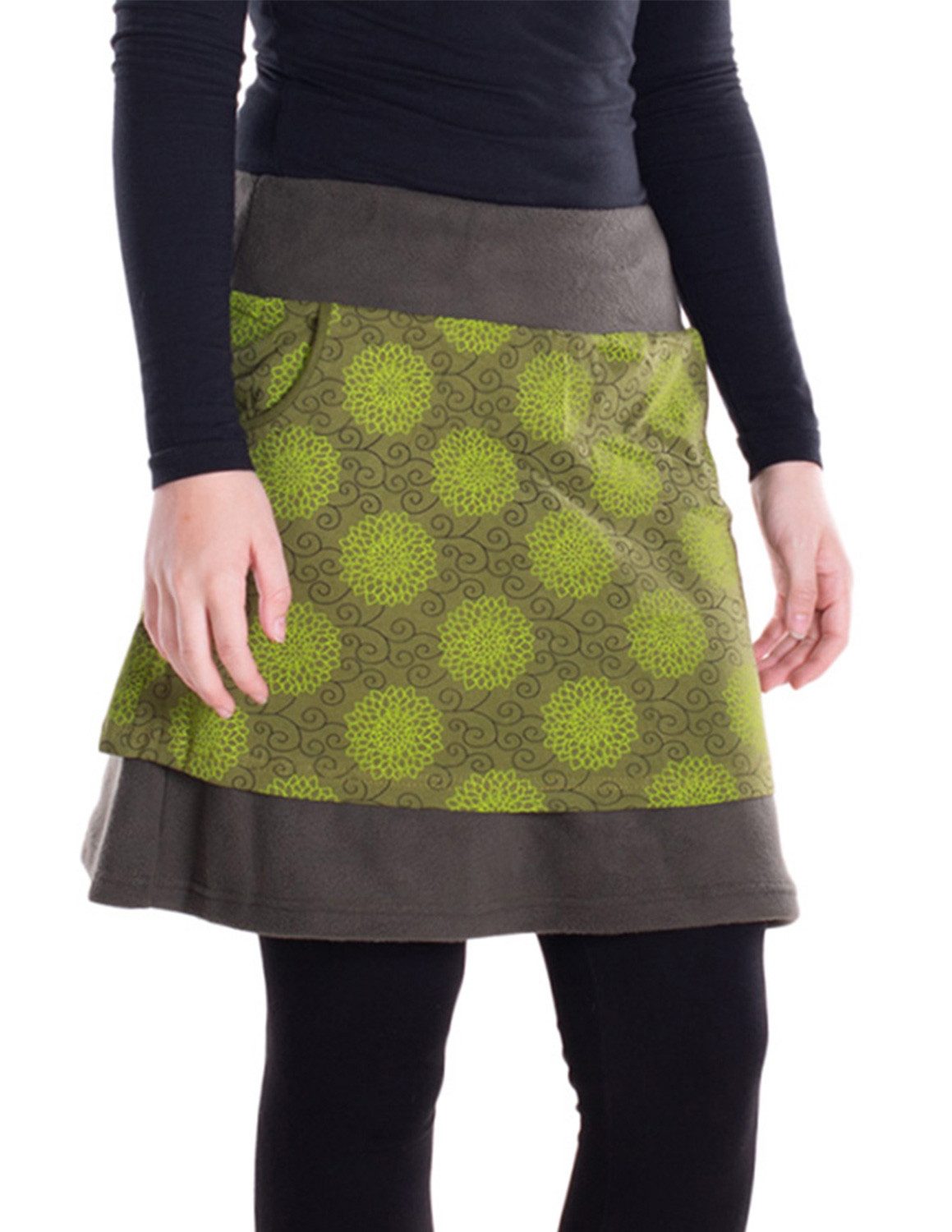 Vishes Minirock Thermorock warmer Damen Winterröcke günstig online kaufen