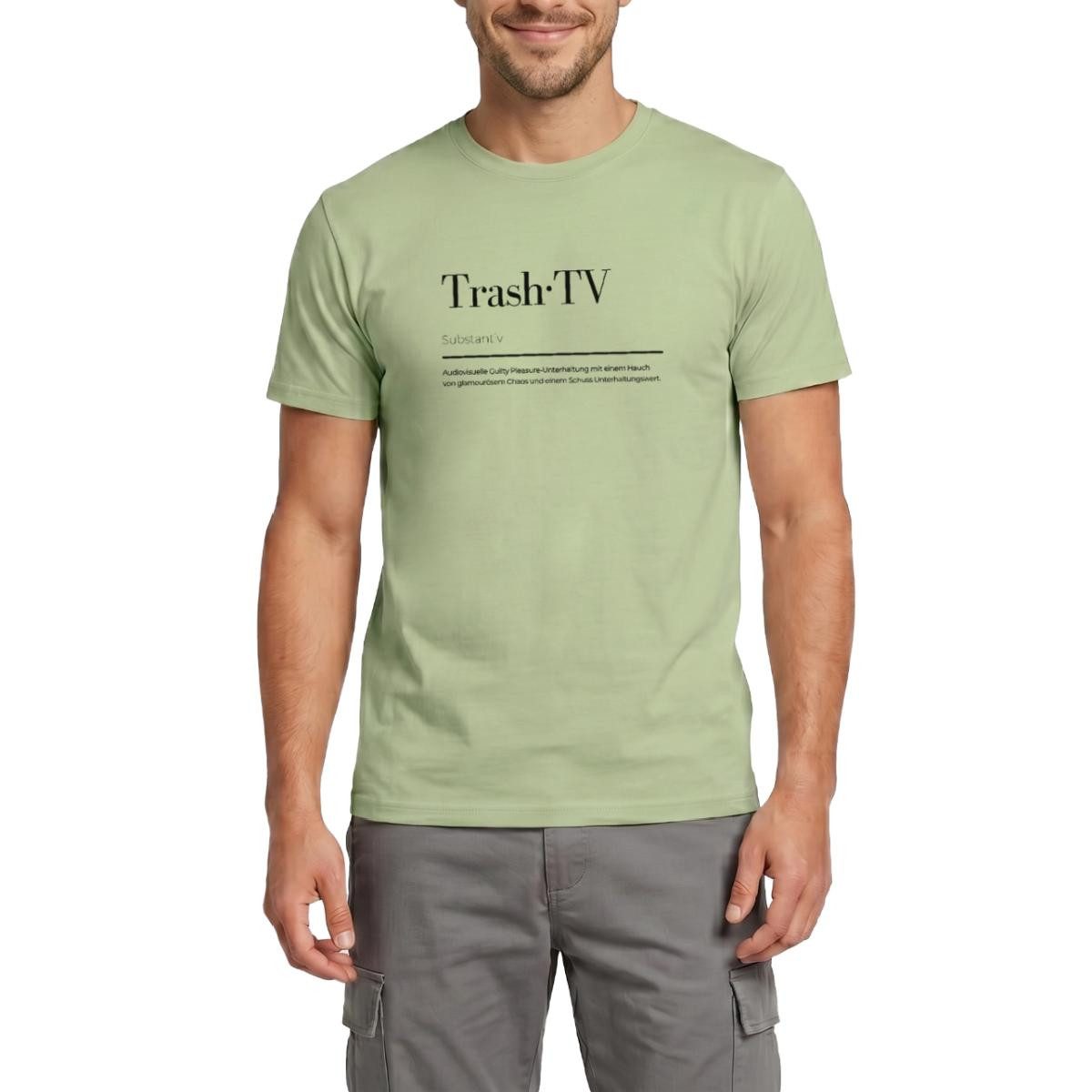 Spreadshirt T-Shirt Trash TV Definition Guilty Pleasure Reality TV Männer T-Shirt (1-tlg)