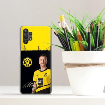 DeinDesign Handyhülle Borussia Dortmund Marco Reus BVB Marco Reus 23/24, Samsung Galaxy A32 5G Silikon Hülle Bumper Case Handy Schutzhülle