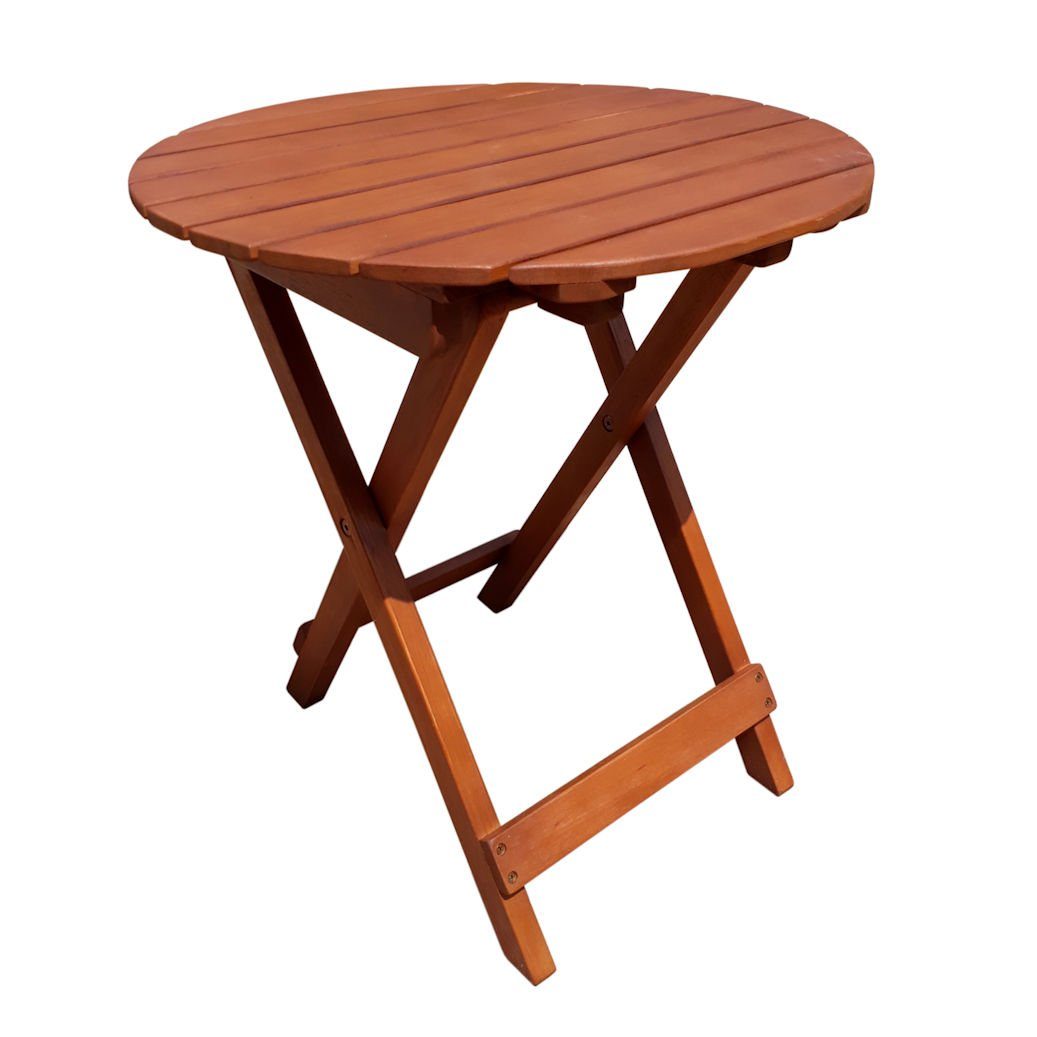 Spetebo Klapptisch Eukalyptus Gartentisch rund - günstig online kaufen