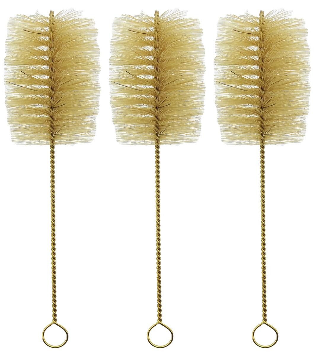 varivendo Ersatzbürste 3 Weihwasserpinsel lang, helle Borsten, (Set, 3-tlg., Weihwasserpinsel), Weihwasserbürste Grabpinsel Weihwasserwedel Grabbürste