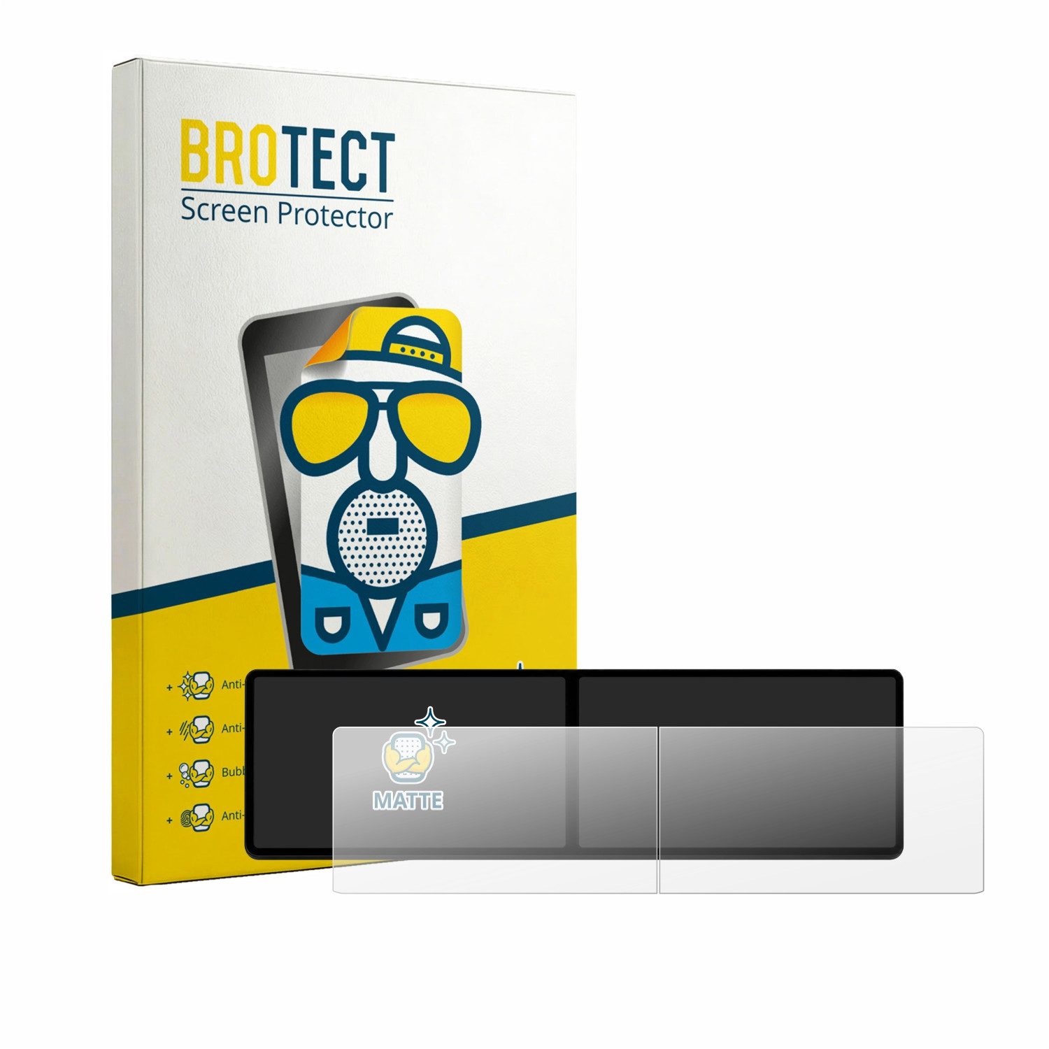 BROTECT Displayschutzfolie Schutzfolie für Xpeng G9 2023, Displayschutz Schutz Folie Matt Entspiegelungsfolie