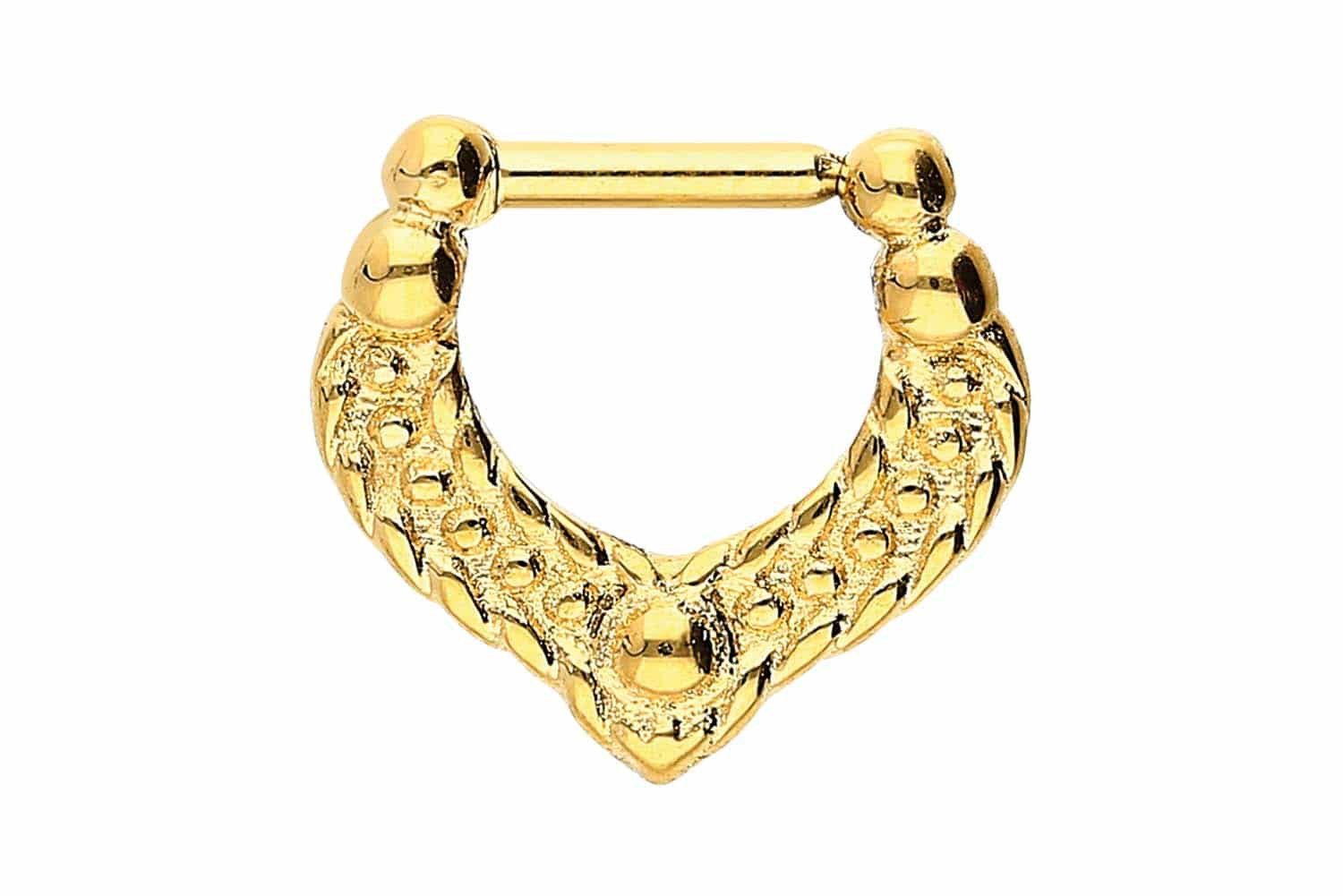 Nasenpiercing Chirurgenstahl Clicker DESIGN Ohrpiercing Septum Nase
