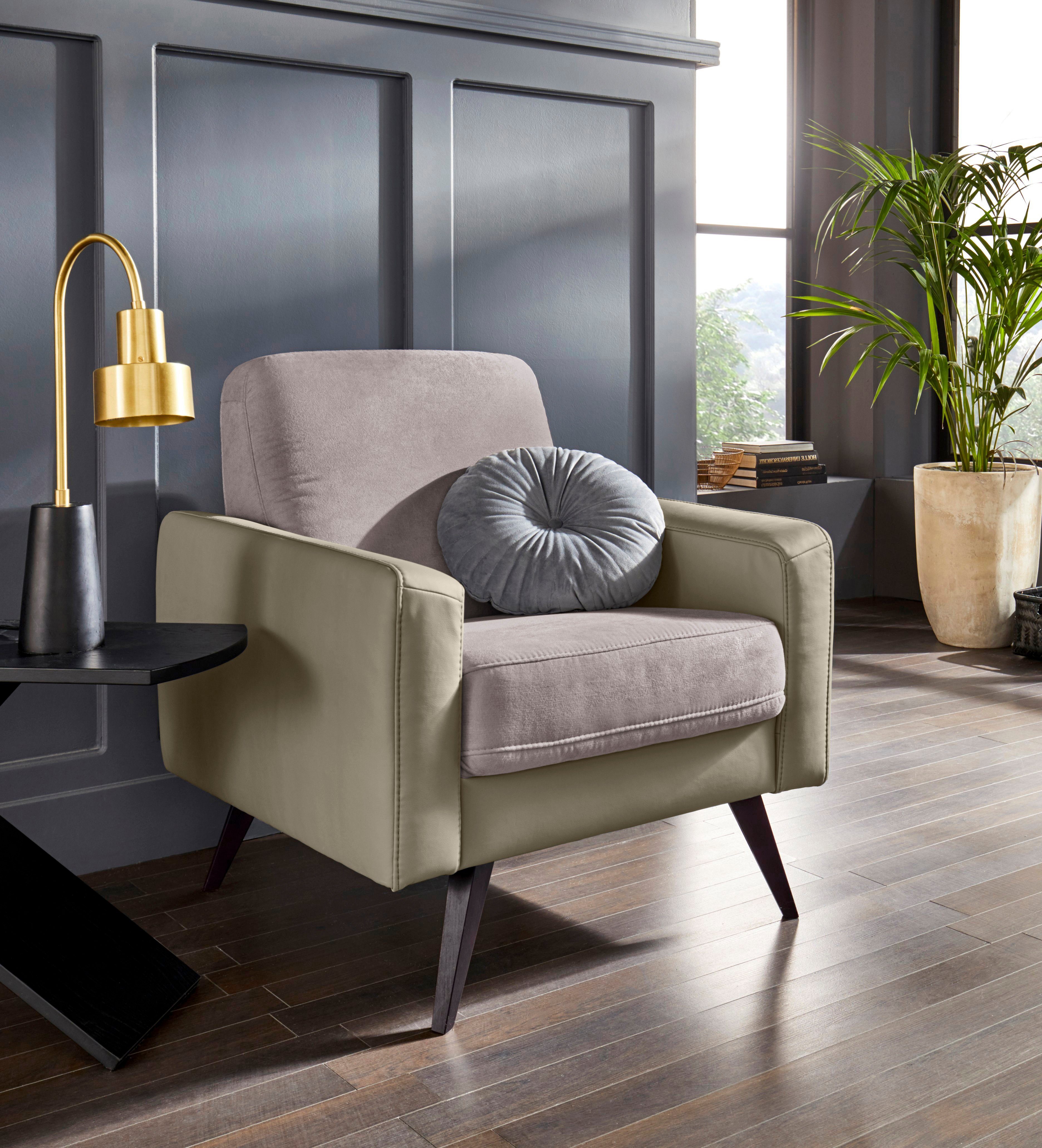 exxpo - sofa fashion Sessel Samso, Loungesessel mit tollem Sitzkomfort, Komfortsitzhöhe 49cm