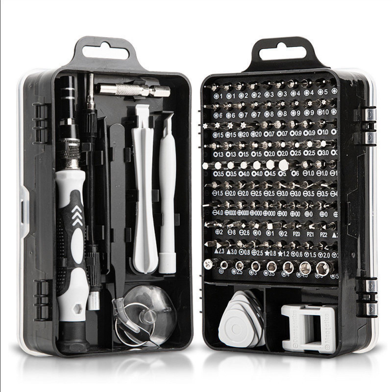 FELIXLEO Schraubendreher Schraubendreher 115 in 1 Feinmechaniker Schraubendreher Set, (2 St)