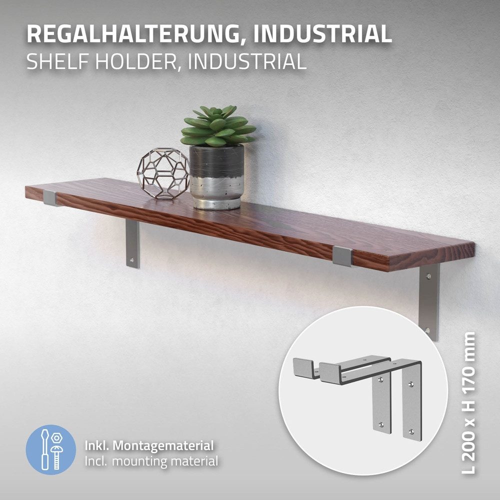 ML-DESIGN Wandregalhalter Regalhalterung L-Form aus Metall, günstig online kaufen
