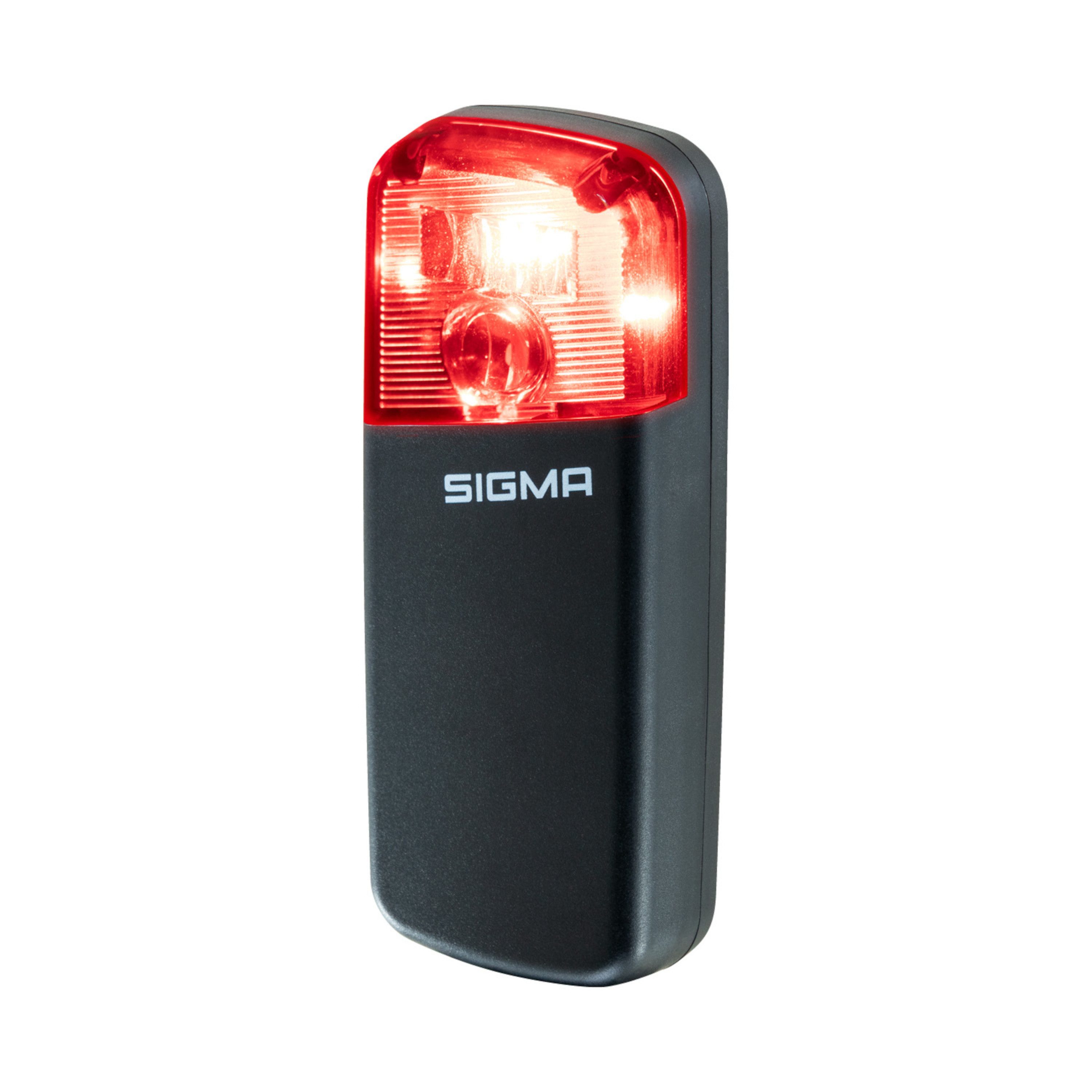 SIGMA Fahrrad-Rücklicht Reco 80 Link Rückleuchte mit Bremslicht und Rückspiegel