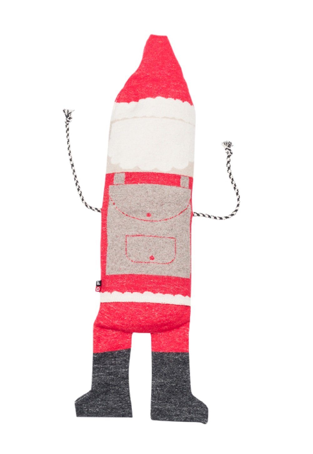 der Juwel in 70 90 cm x FUSSENEGGER Kinderdecke 'Weihnachtsmann' Puppe DAVID Rot,