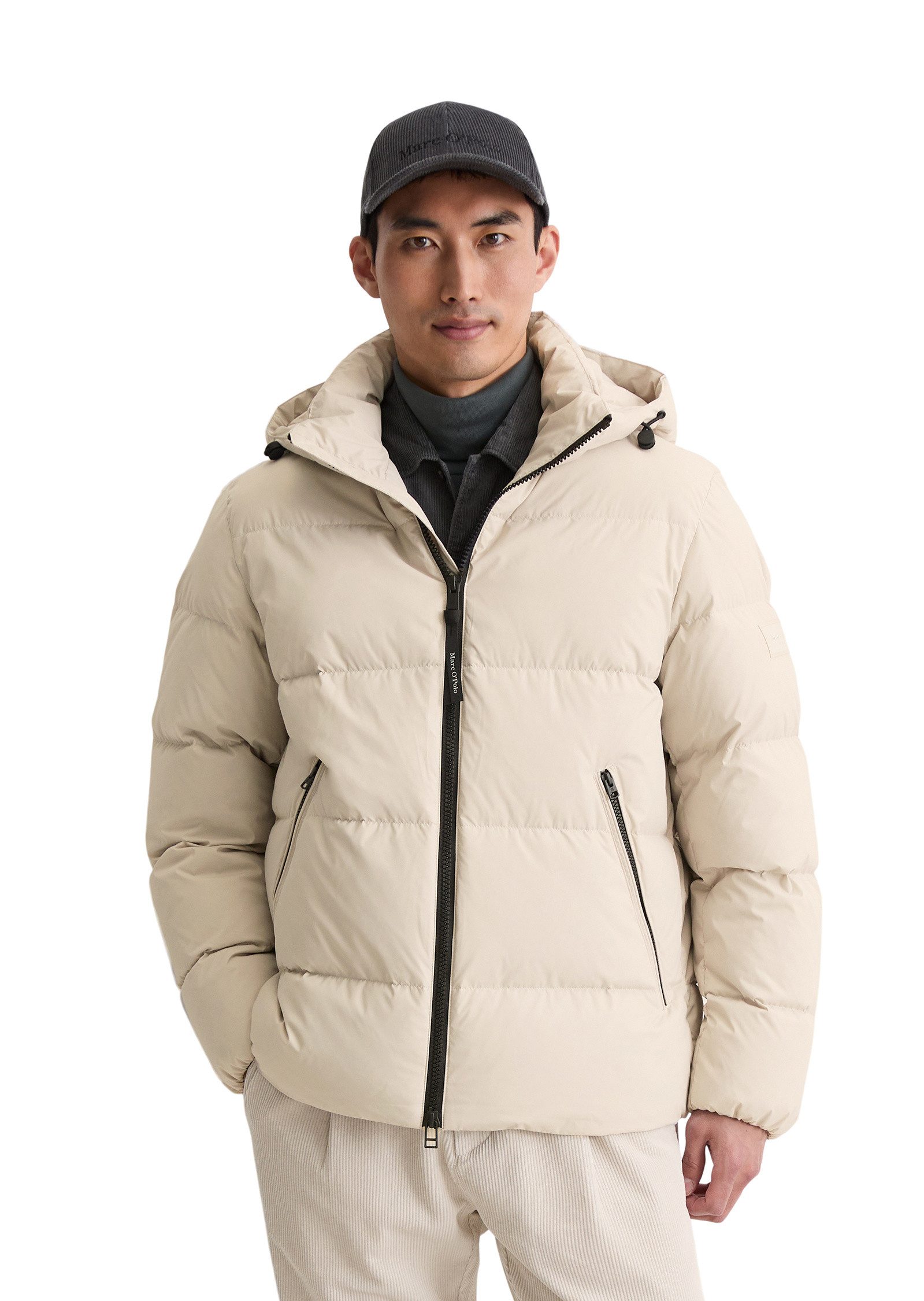 Marc O'Polo Outdoorjacke mit abnehmbarer Kapuze