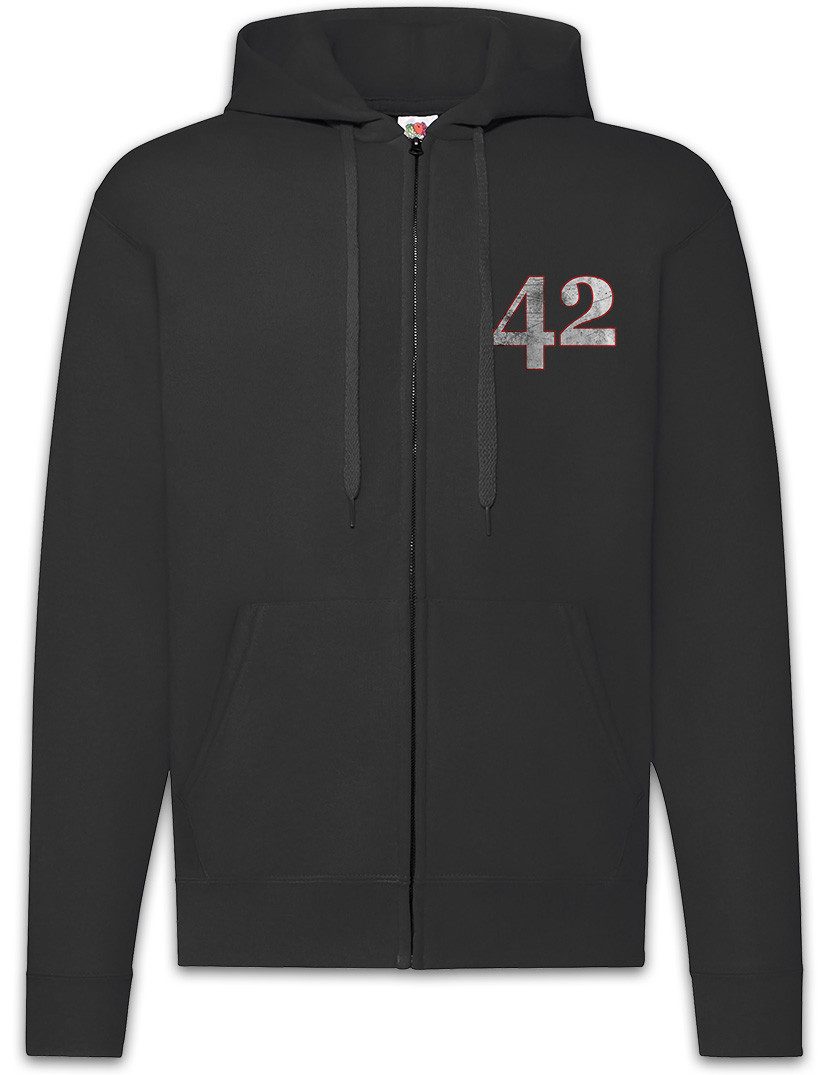Sweatjacke 42 Zipper Hoodie Nummer Number Zahl The durch die Guide to the Fun The