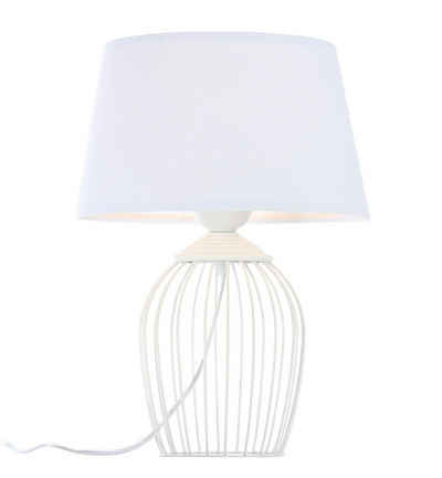 ONZENO Tischleuchte Jasmine Enchanted 1 26x14x14 cm, einzigartiges Design und hochwertige Lampe