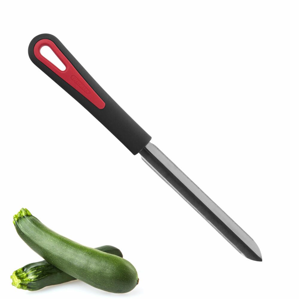WESTMARK Entkerner zum Aushöhlen von Zucchini und anderem Gemüse, PP, TPE, Edelstahl, Made in Germany, spülmaschinengeeignet, BPA-frei
