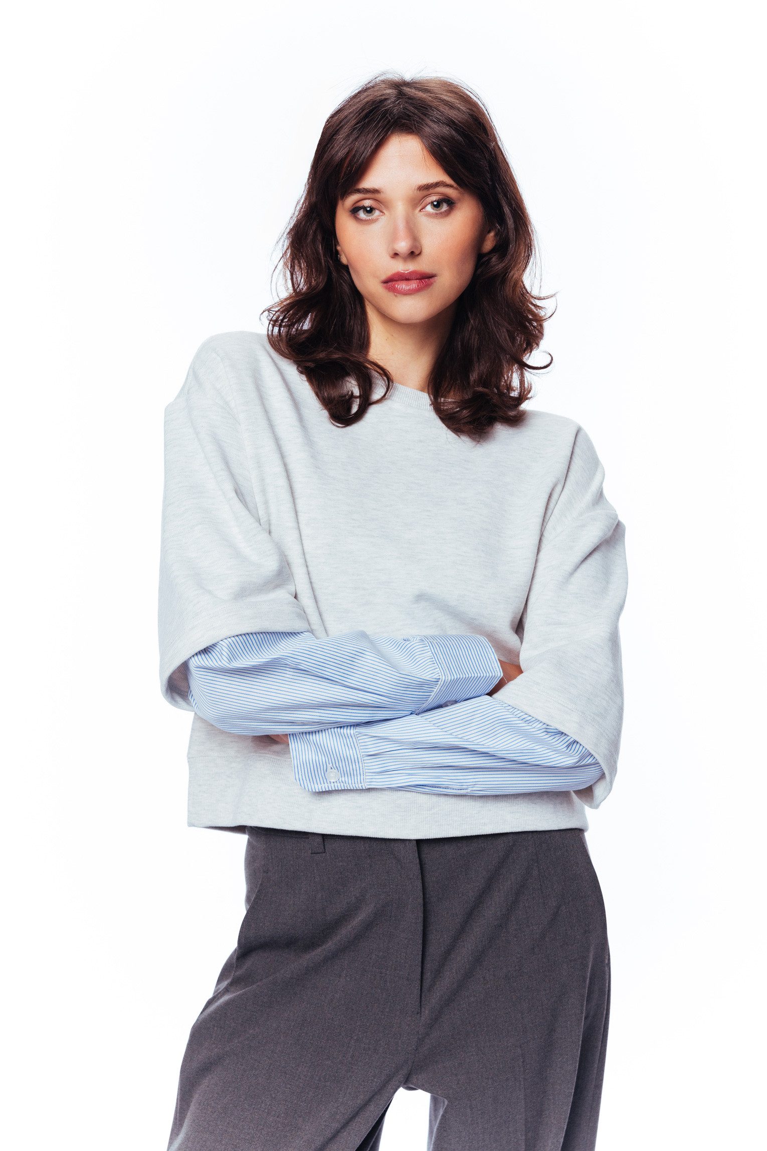 Catwalk Junkie Sweatshirt Sweater with blouse sleeves