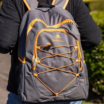 CampFeuer Freizeitrucksack Kühlrucksack 30 Liter, grau, Isoliertasche leicht und wasserdicht