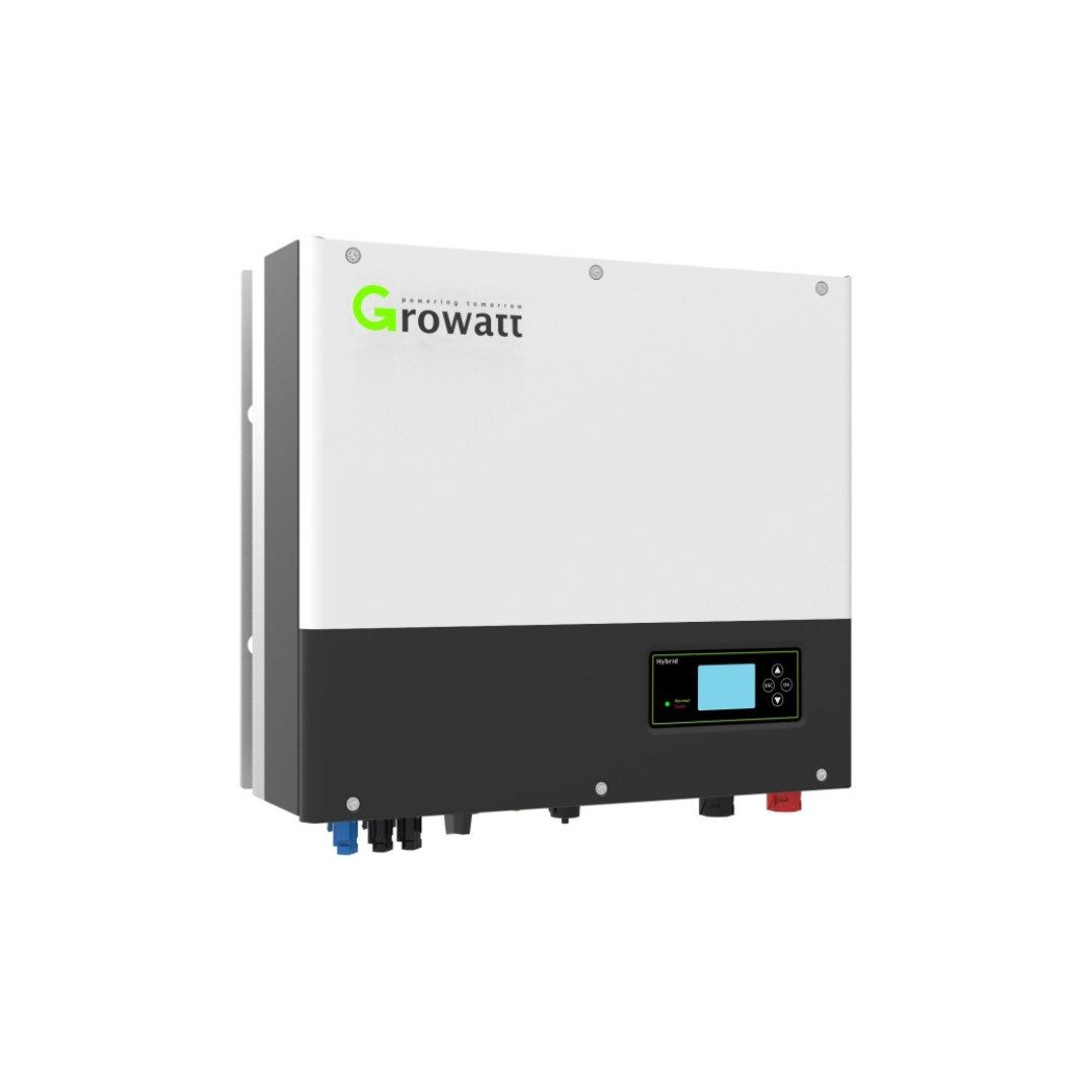 smartEC Wechselrichter Growatt Hybrid Wechselrichter SPH7000TL3 BH-UP 3 Phase, 2 MPPT, 7KW, IP65 Wifi-Dongle Wirkungsgrad 97,4% Nennausgangsleistung 7kW