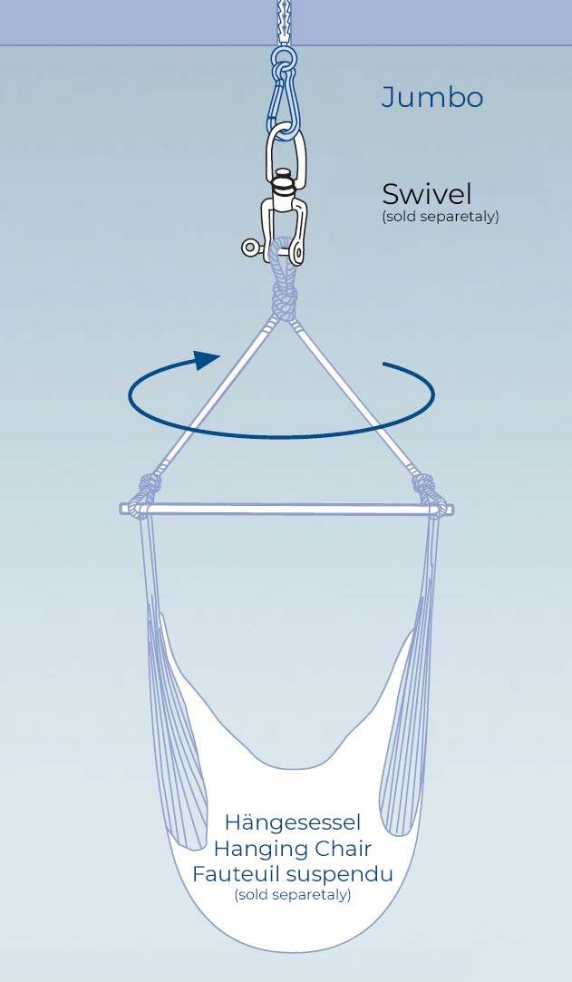 Amazonas Deckenhaken Jumbo für Hängesessel und Hängematten