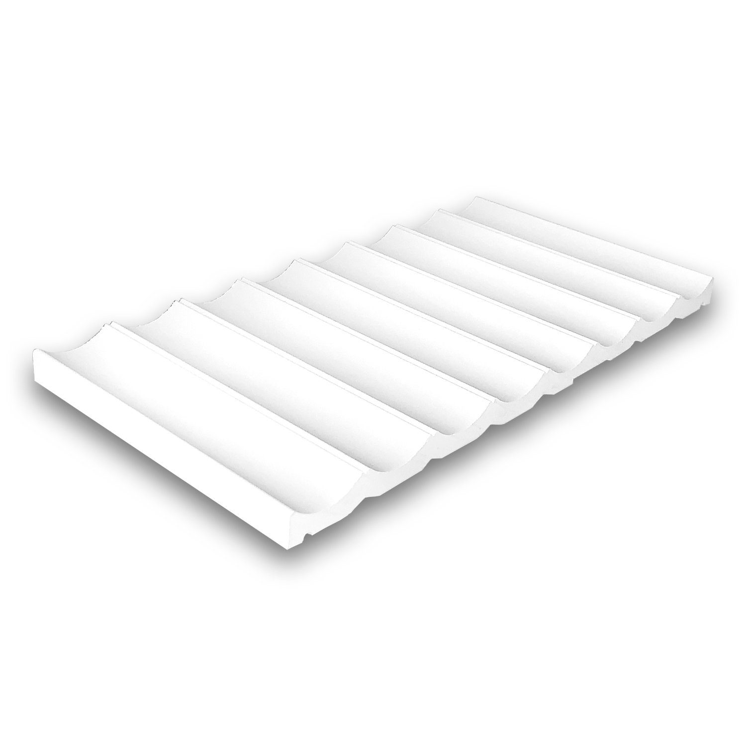 Orac Decor 3D Wandpaneel 1 MUSTERSTÜCK S-W109 10 cm MUSTER der Zierleiste, BxL: 25x10 cm, (1 MUSTERSTÜCK, Produktmuster, 1-tlg., Muster des 3D Wandpaneels) weiß