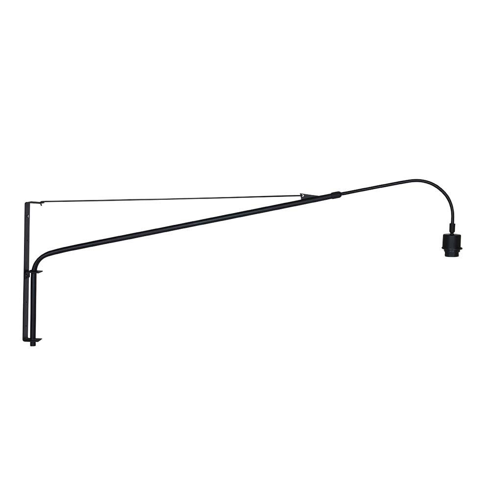 Steinhauer LIGHTING Wandleuchte, Leuchtmittel nicht inklusive, Wandleuchte Leseleuchte Schlafzimmerleuchte schwenkbar E27 schwarz
