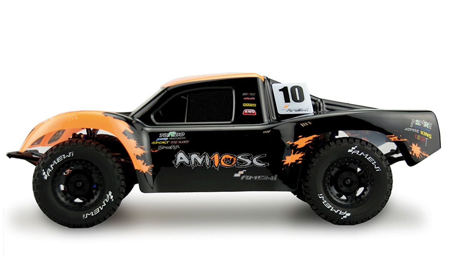 Amewi RC-Bagger Amewi 1:10 AM10SC V3 Brushless 5200KV Short Course Truck orange / schw