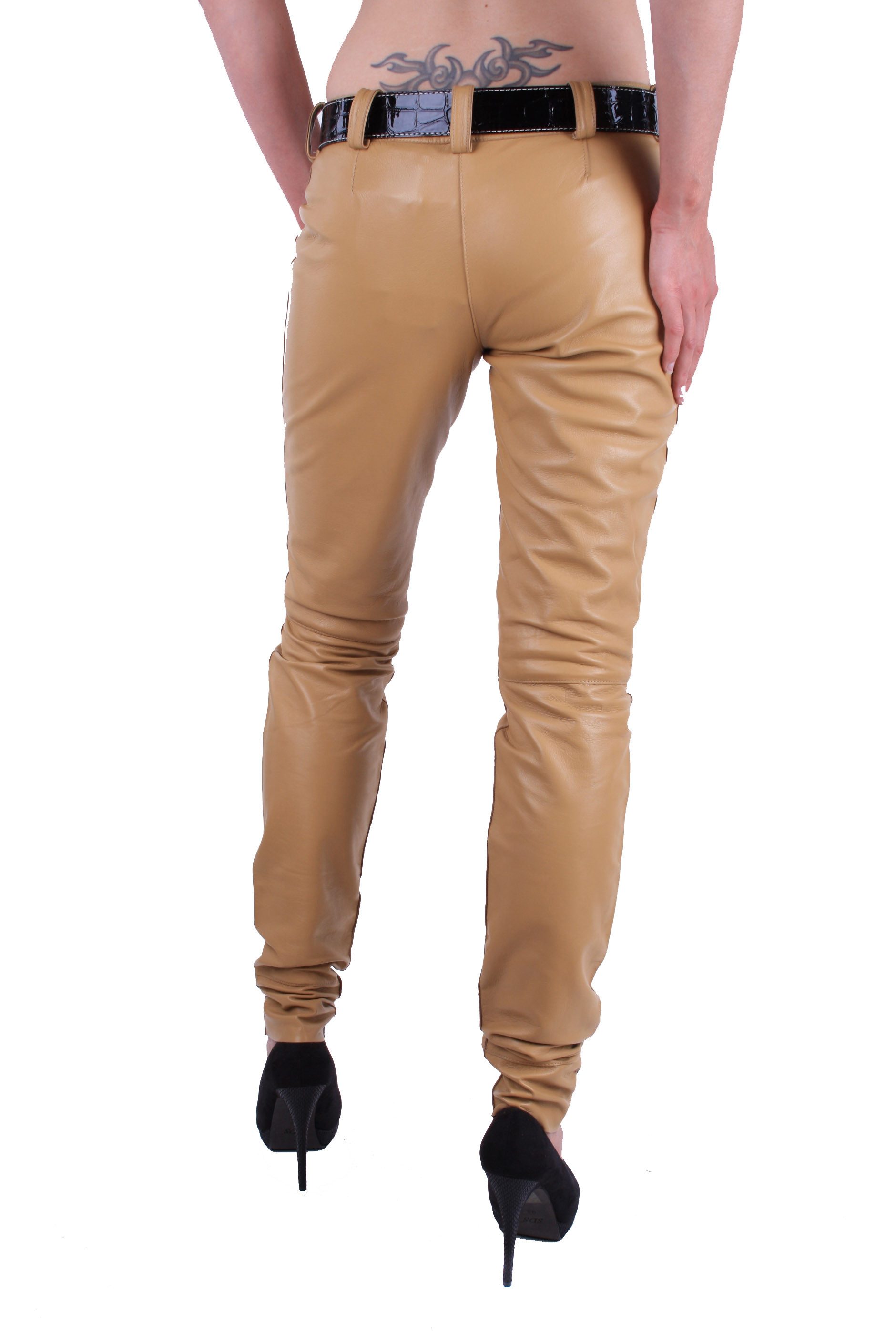 DOLCE & GABBANA Lederhose Dolce & günstig online kaufen