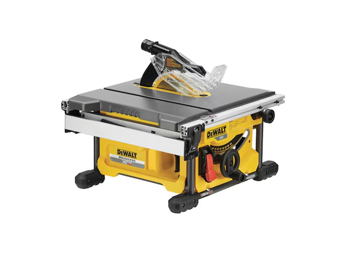 DeWalt Akku-Tischkreissäge 54V, Basisv., ohne Akku und Ladegerät, Sägeblatt-Ø: 210 mm, inkl. Parallelanschlag