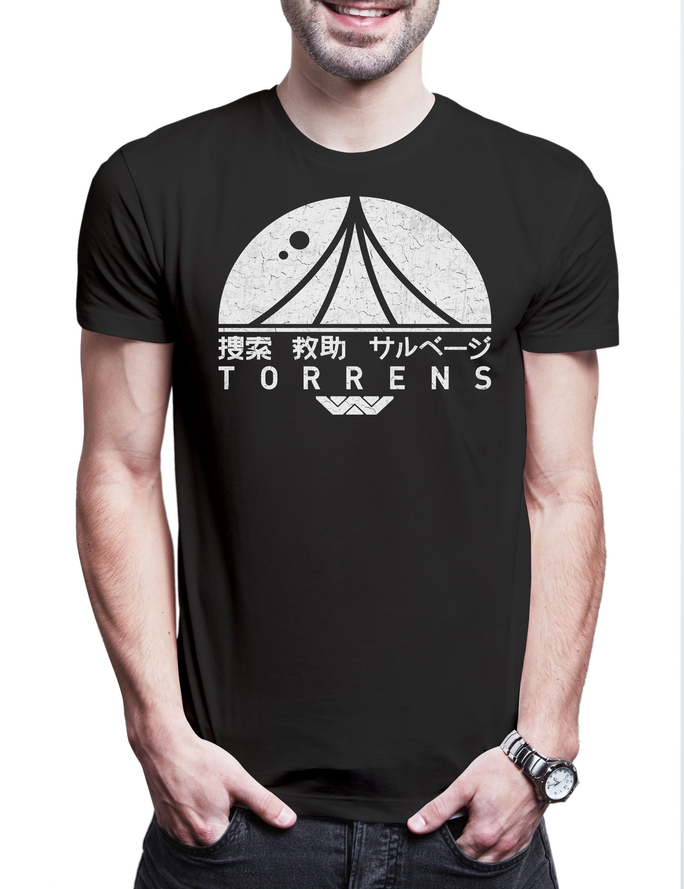 Urban Backwoods Print-Shirt Torrens A2 Herren T-Shirt Prometheus USCSS Nostromo Alien Ripley (1-tlg) Aliens Weyland Corp Yutani