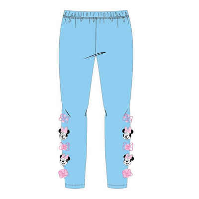 Disney Leggings Minnie Mouse Leggings für Mädchen, Pink & Blau, Größen 104-134